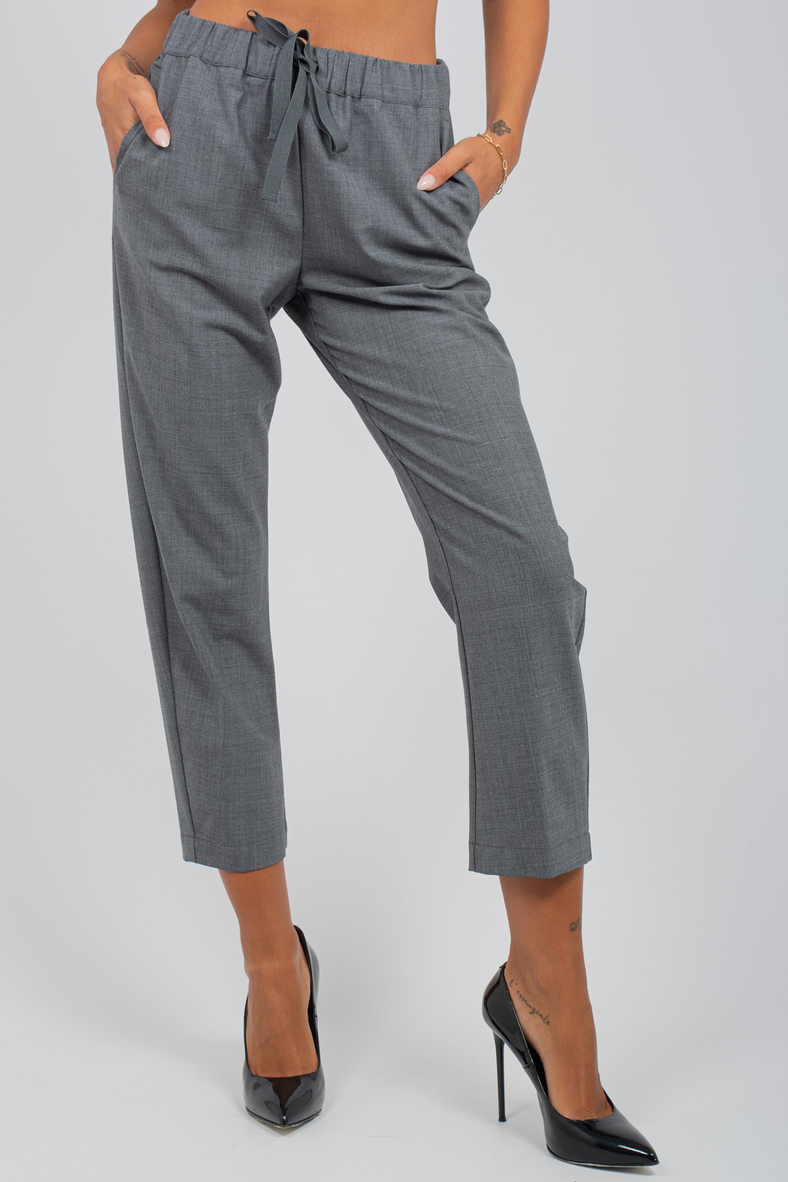 pantalone in misto lana 'buddy' Y5WI35 X92 SEMICOUTURE 