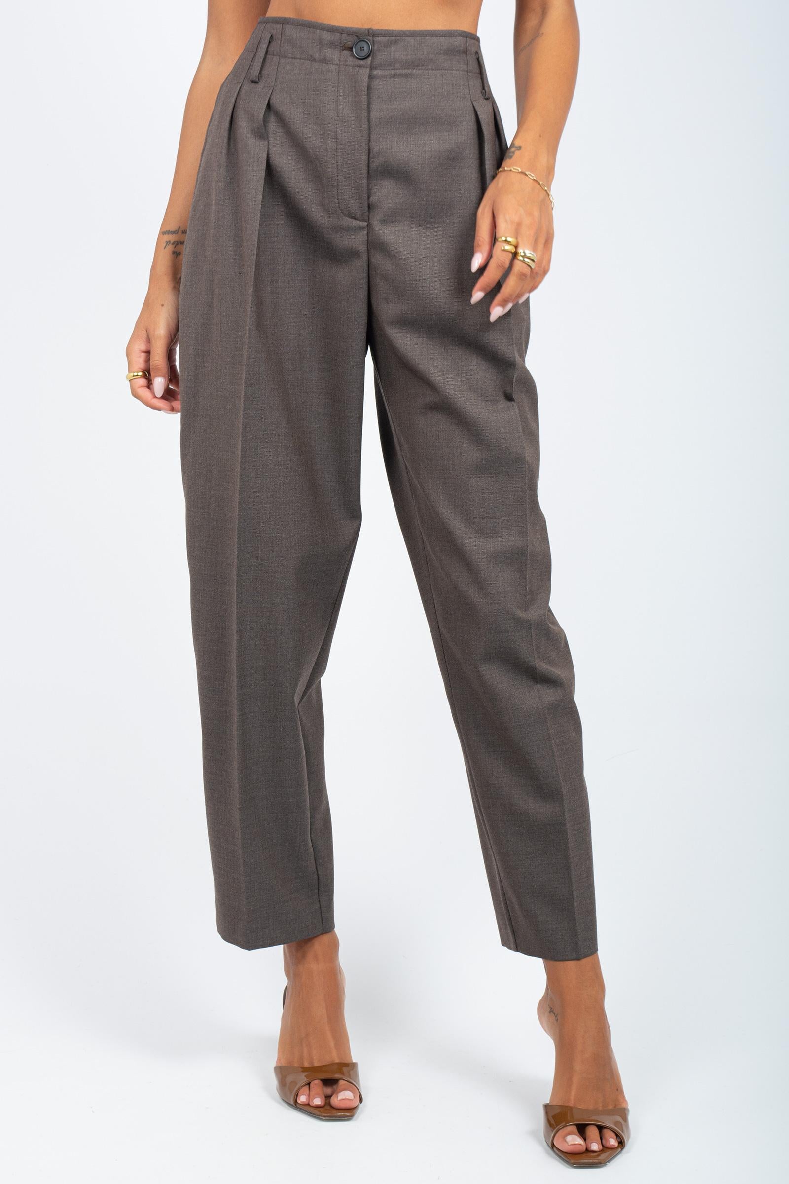 pantalone in lana 'thalita' P5WZ25 X17 ERIKA CAVALLINI 