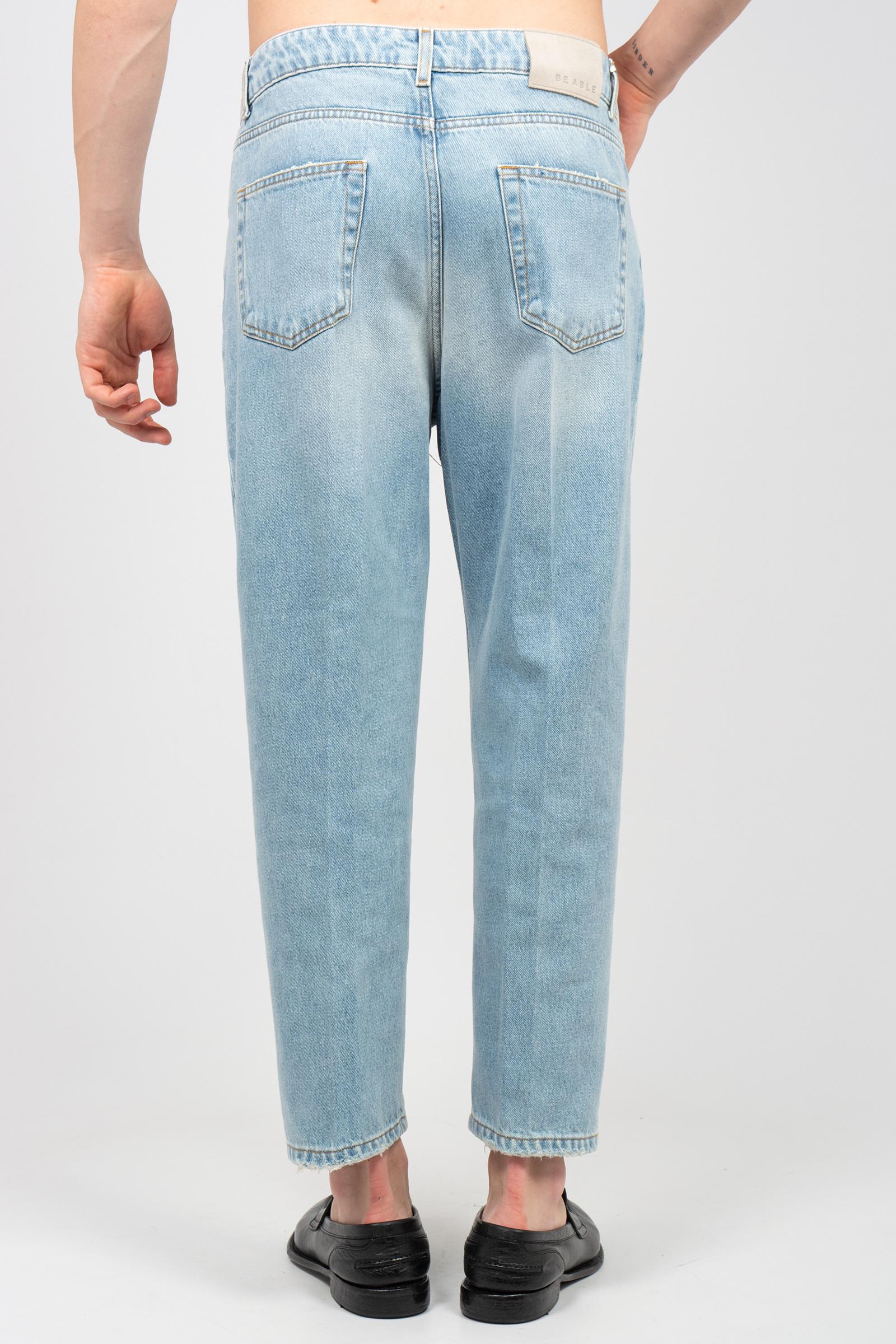 denim carrot in cotone 'niky' NIKYGFBS26 0002 BE ABLE 