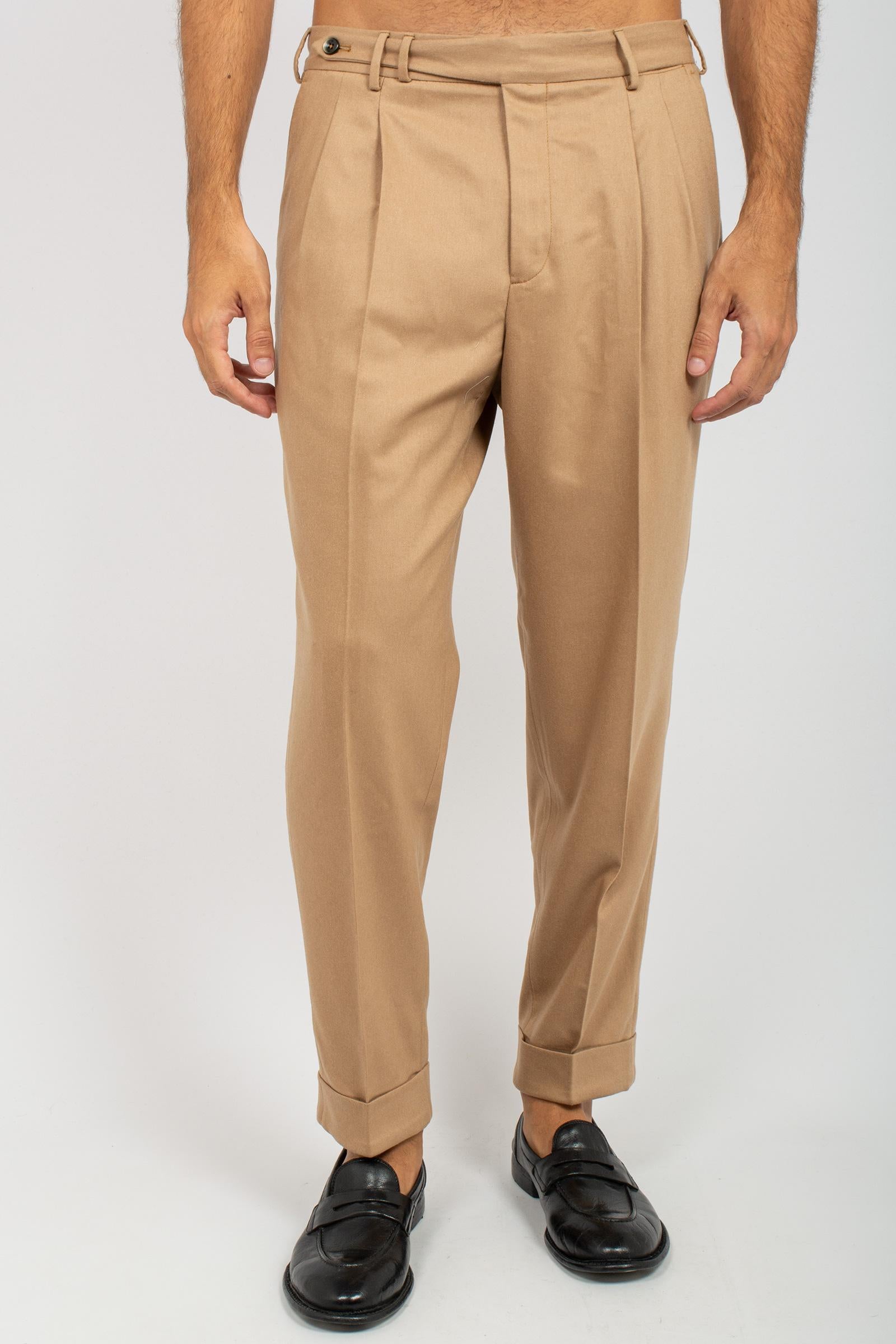 pantalone in misto lana 'carrot' COZFCLZB0CL1 TO030080 PT TORINO 