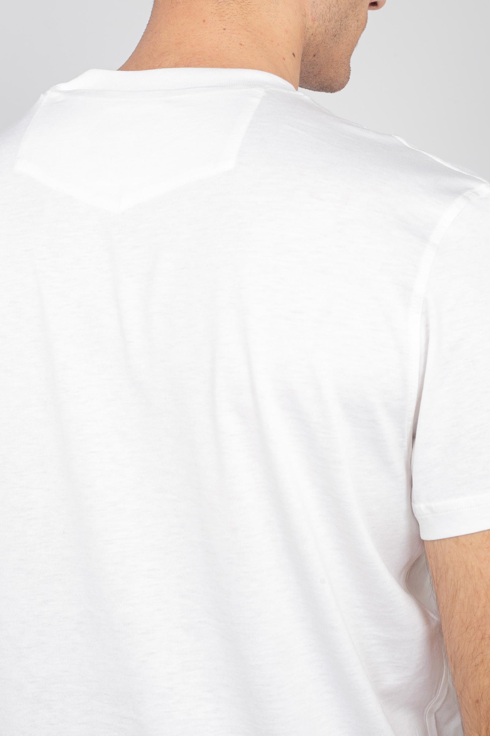 t-shirt in cotone e seta TL5STM050LEL 01CD0010 PT TORINO 