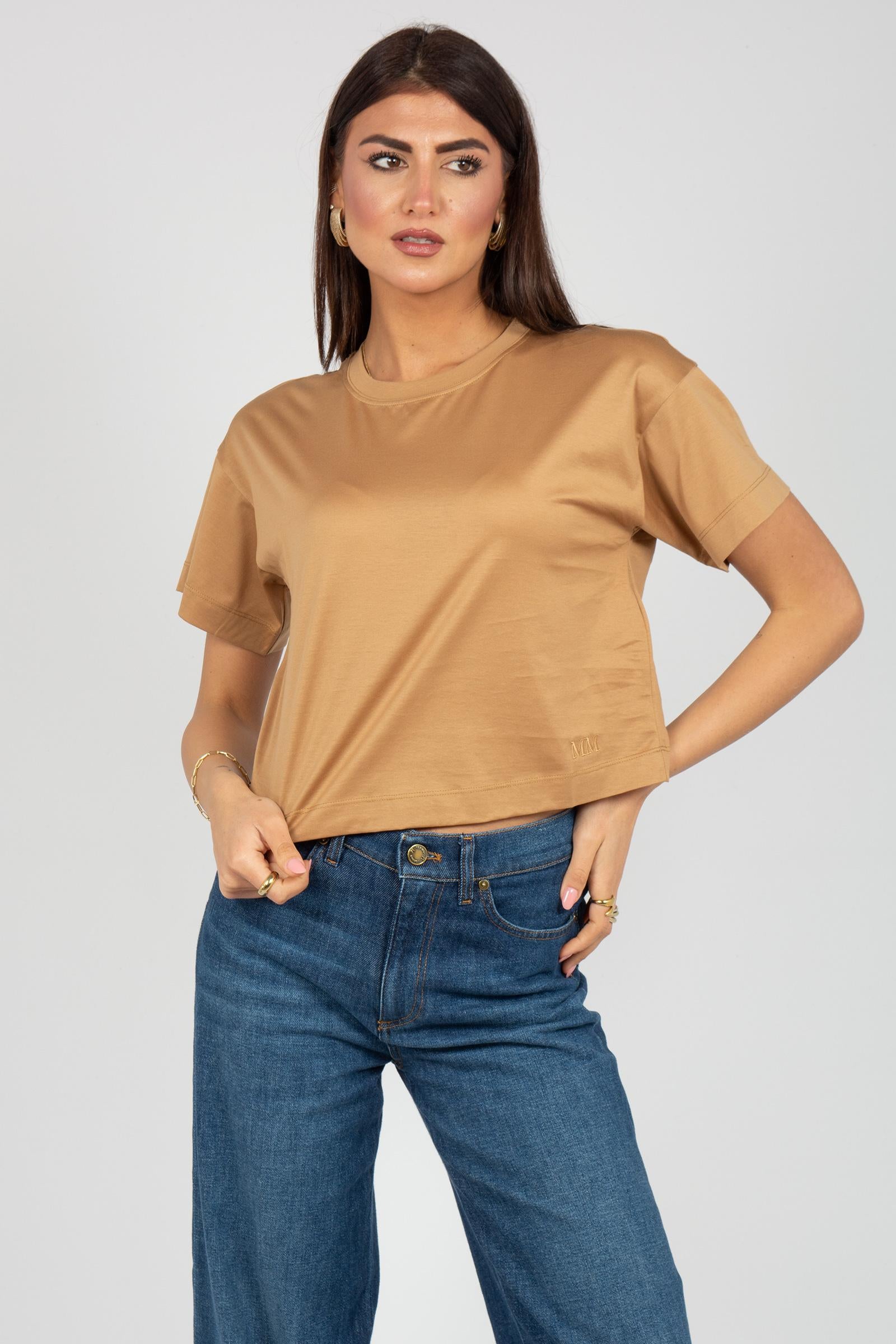t-shirt in cotone 'radice' 2616941118600 024 MM - MAX MARA 
