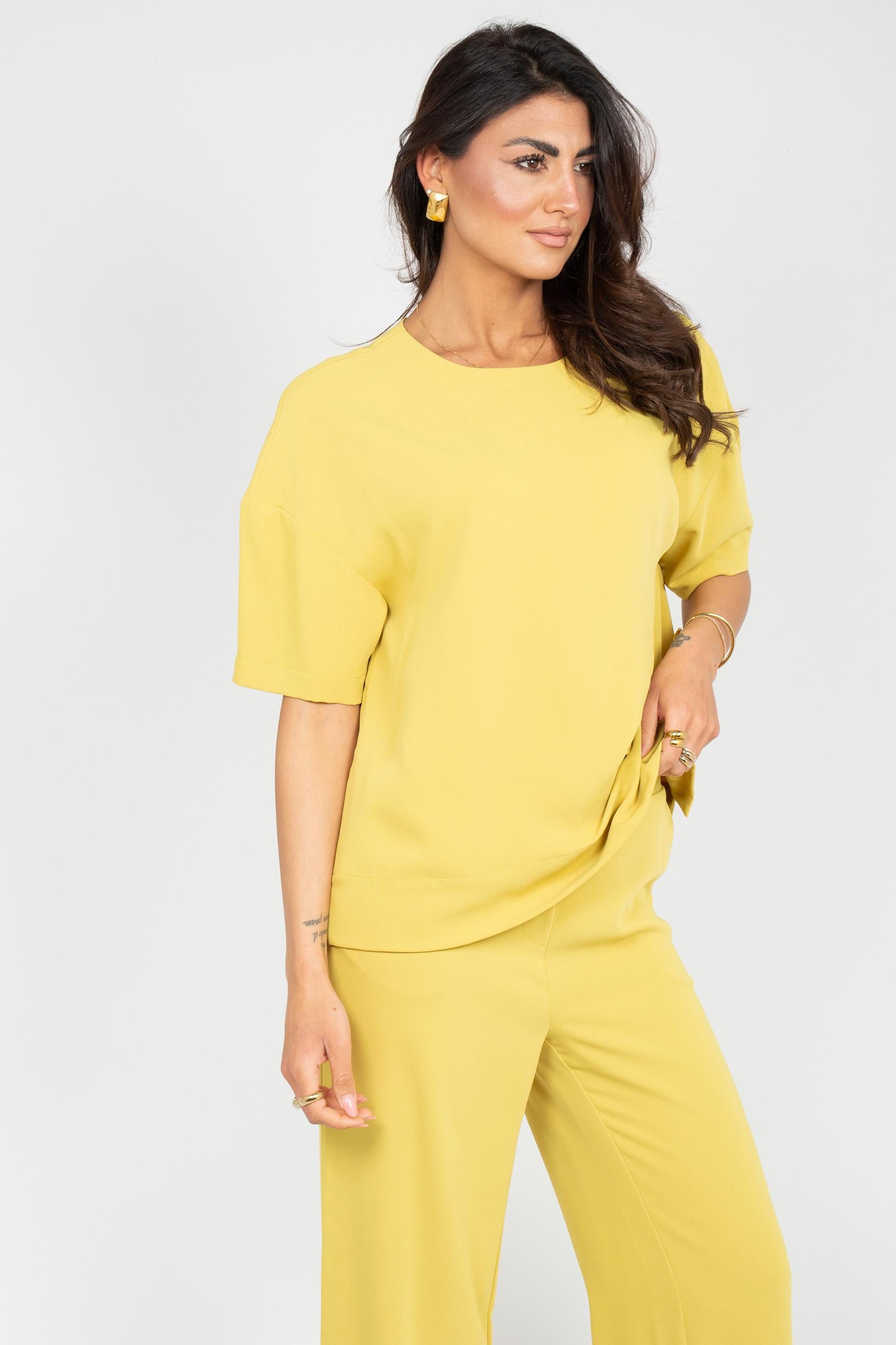 blusa in viscosa 261M1188 137 MAIDA MILA 