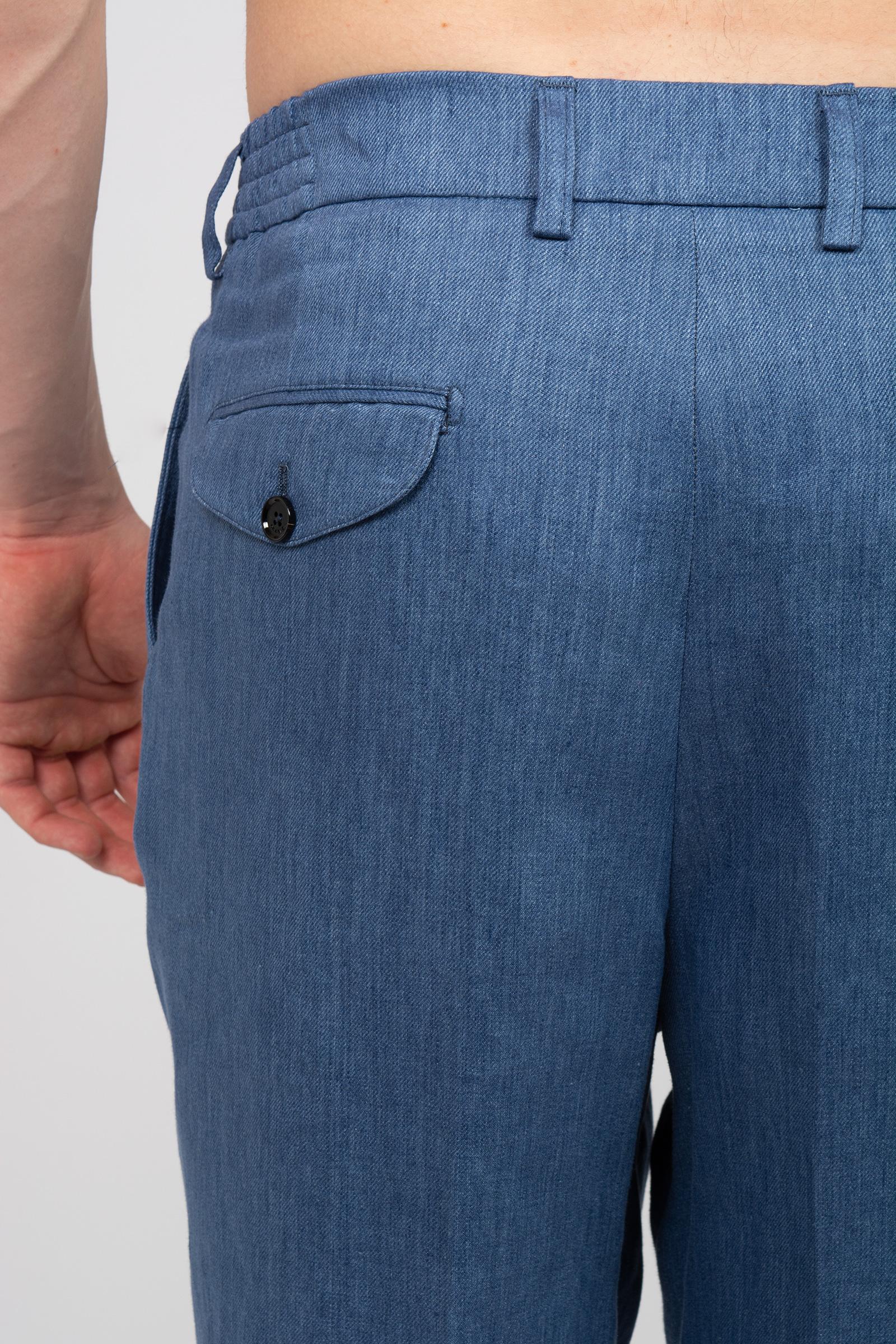 pantalone in lino 'sammy' SAMMYLM85S26 DENIMMEDIO BE ABLE 