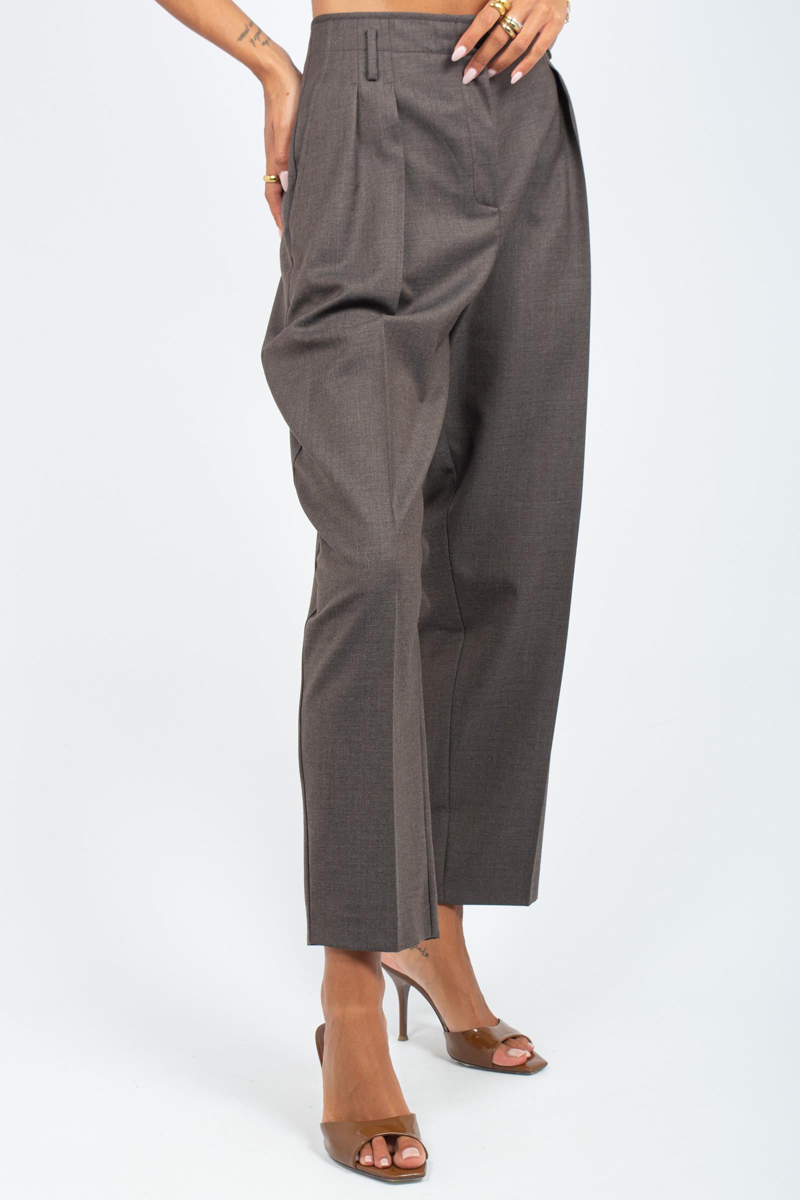 pantalone in lana 'thalita' P5WZ25 X17 ERIKA CAVALLINI 