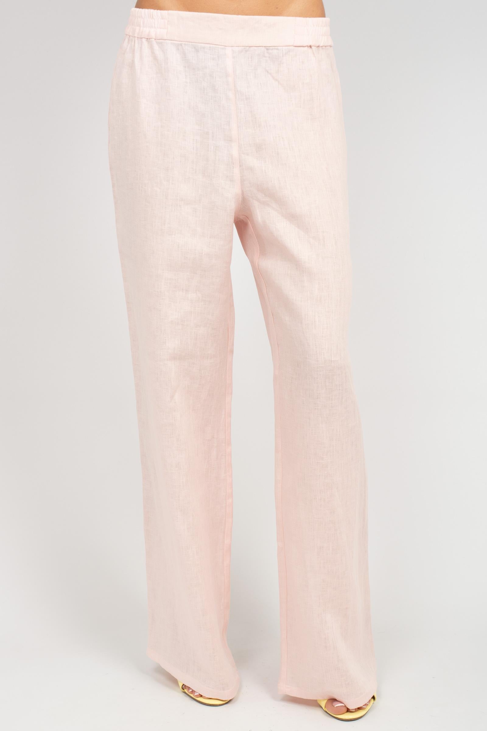 pantalone in lino P017R008955N 06 DIANA GALLESI 