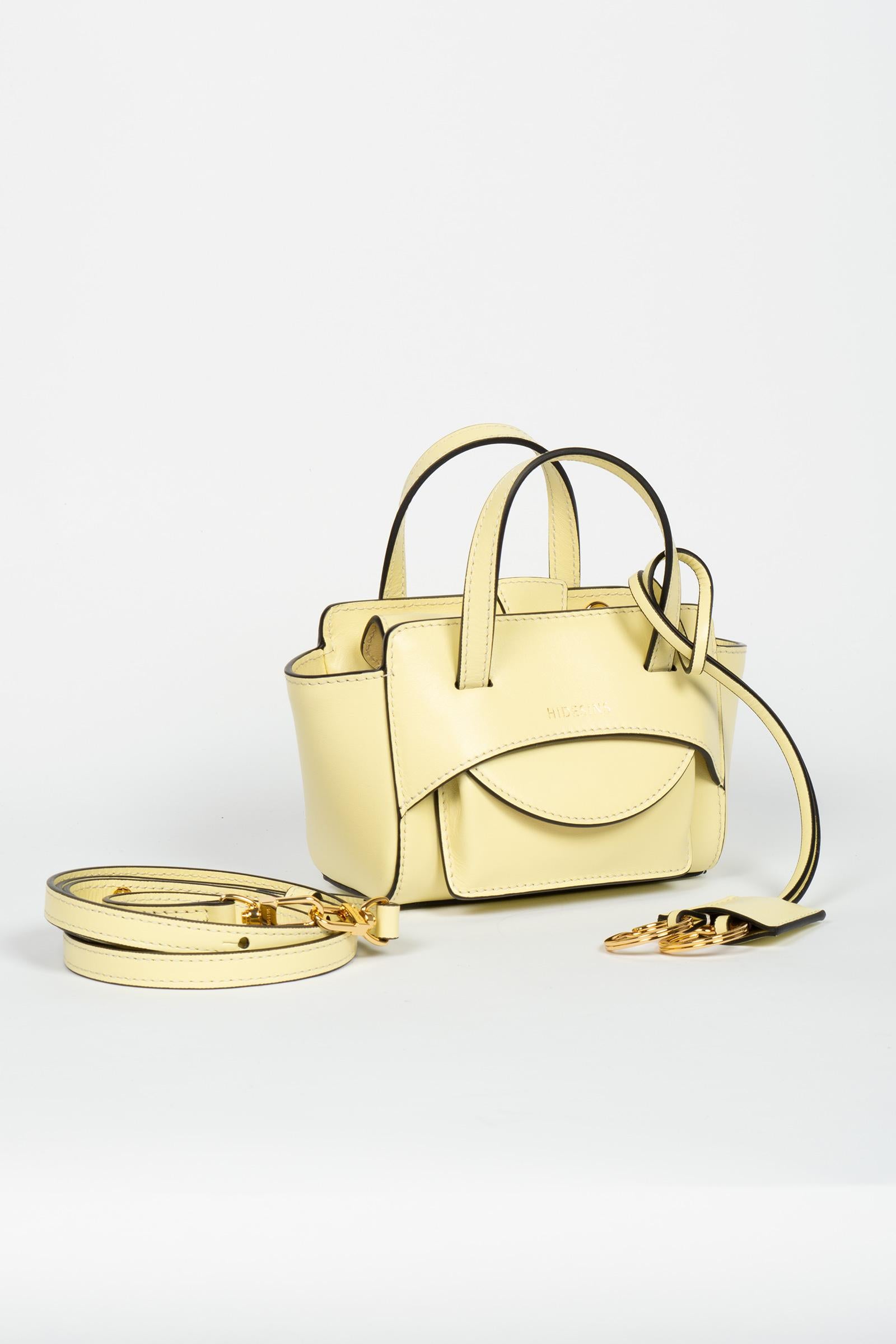 shoulder bag 'flap xs' in pelle FL14XSPREMIERE SUN HIDESINS 