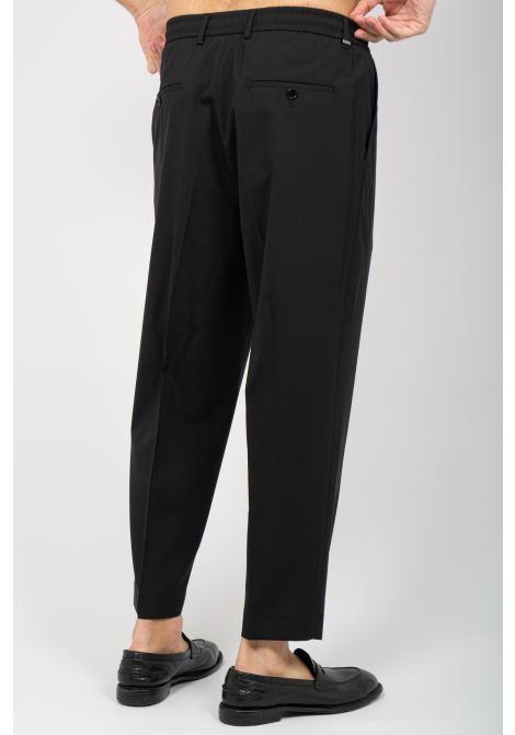 jogger in misto lana vergine 'dominique' DOMINIQUEREGULARMT NERO BE ABLE 