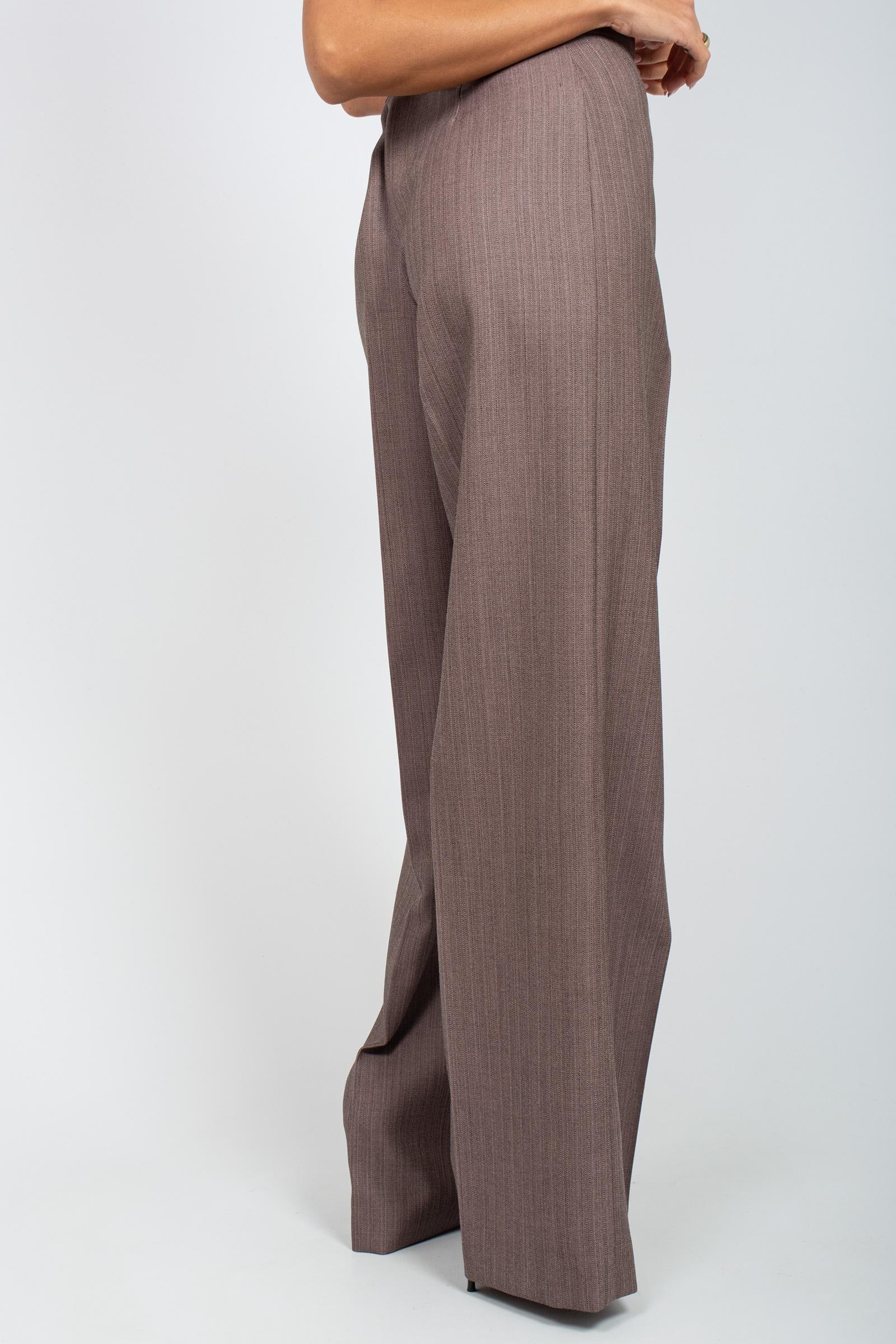 pantalone ampio in gabardine di lana 'beatrice' CDVSBEZ00STD ES270610 PT TORINO 