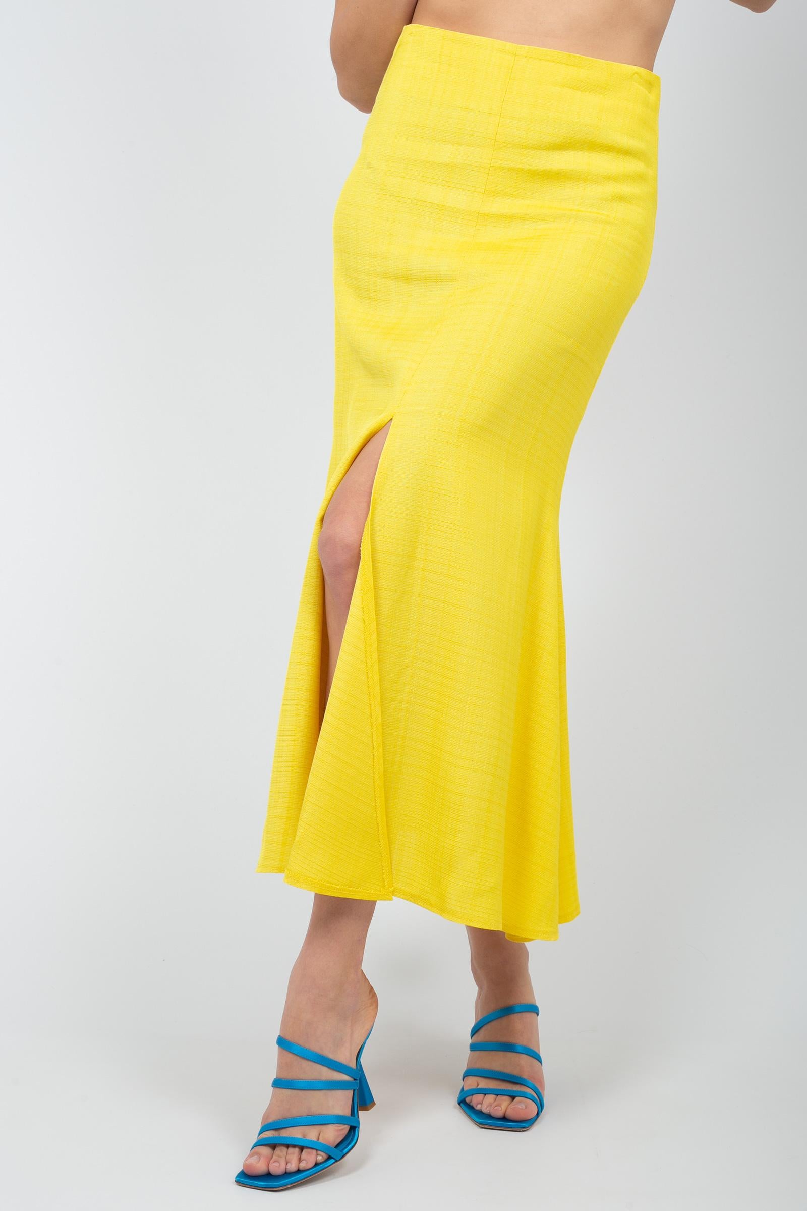 gonna dritta longuette M1D0029 NEON SOLOTRE 