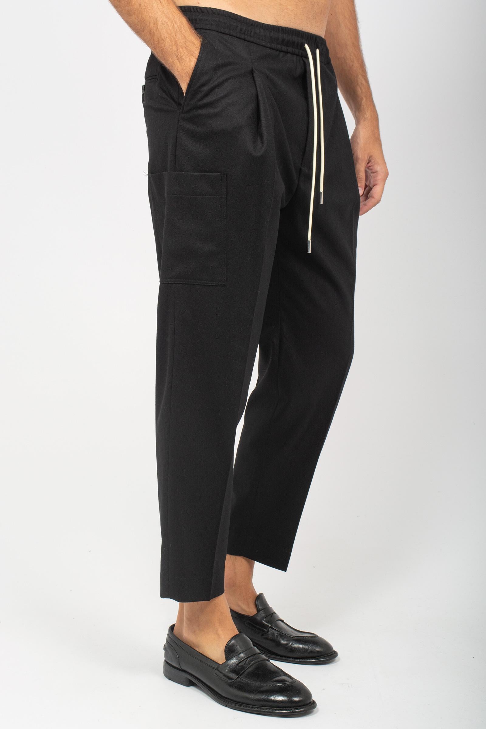 jogger in misto lana 'noah' NOAHFF290 NERO BE ABLE 