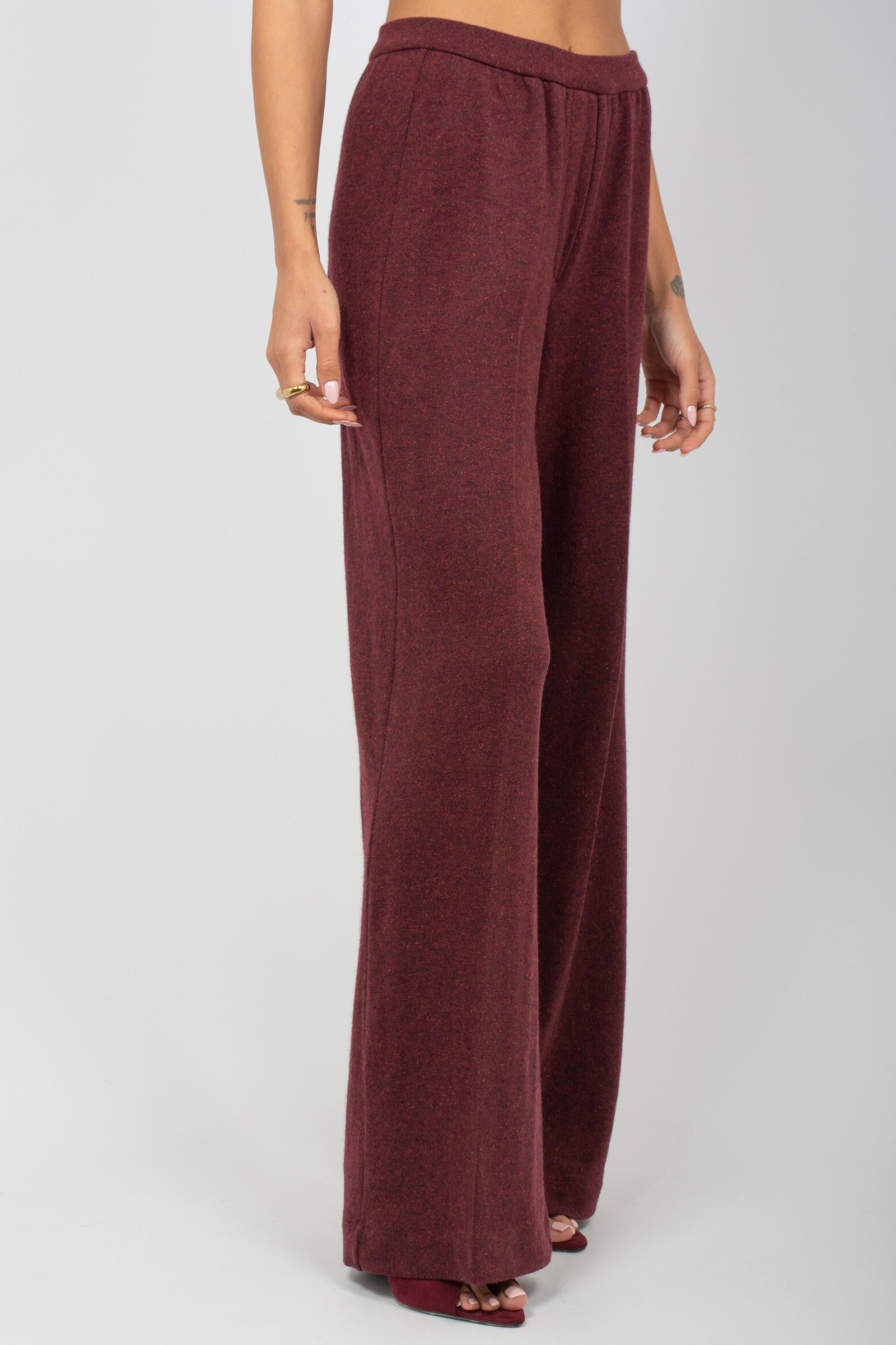 pantalone in misto lana e seta 46186 8246 LE TRICOT - Perugia 