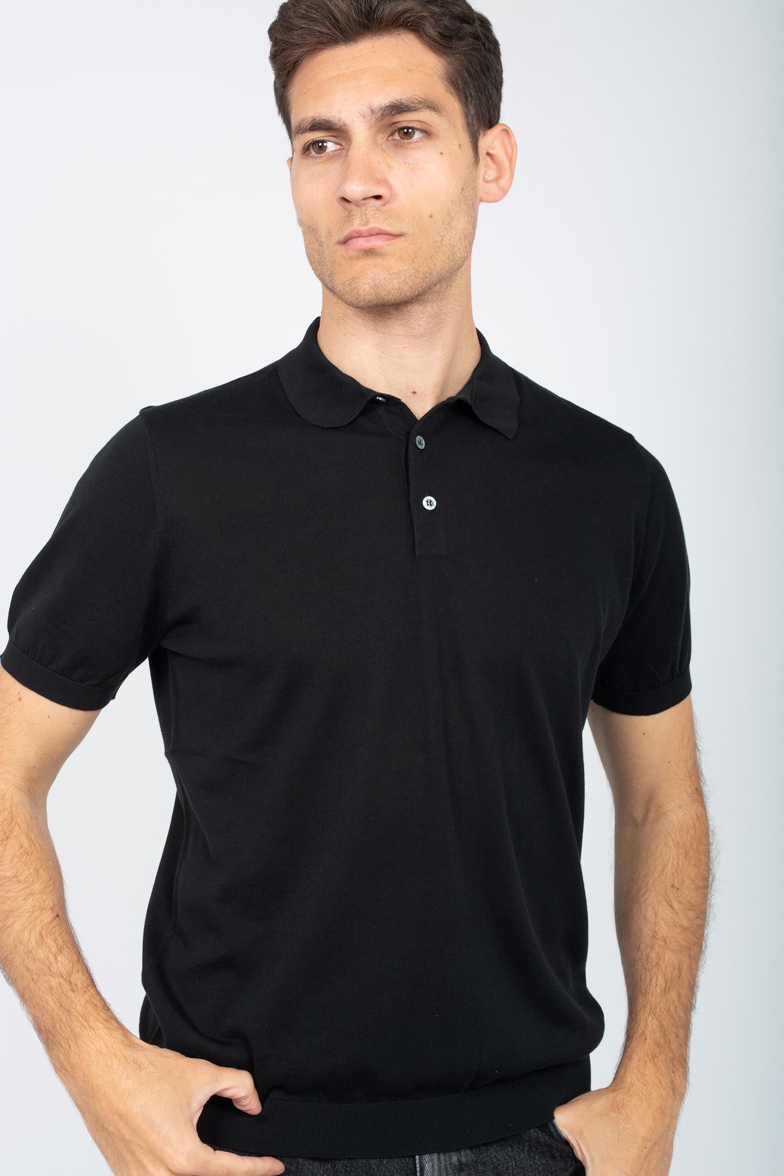 polo in cotone unito D0GN202 690 DRUMOHR 