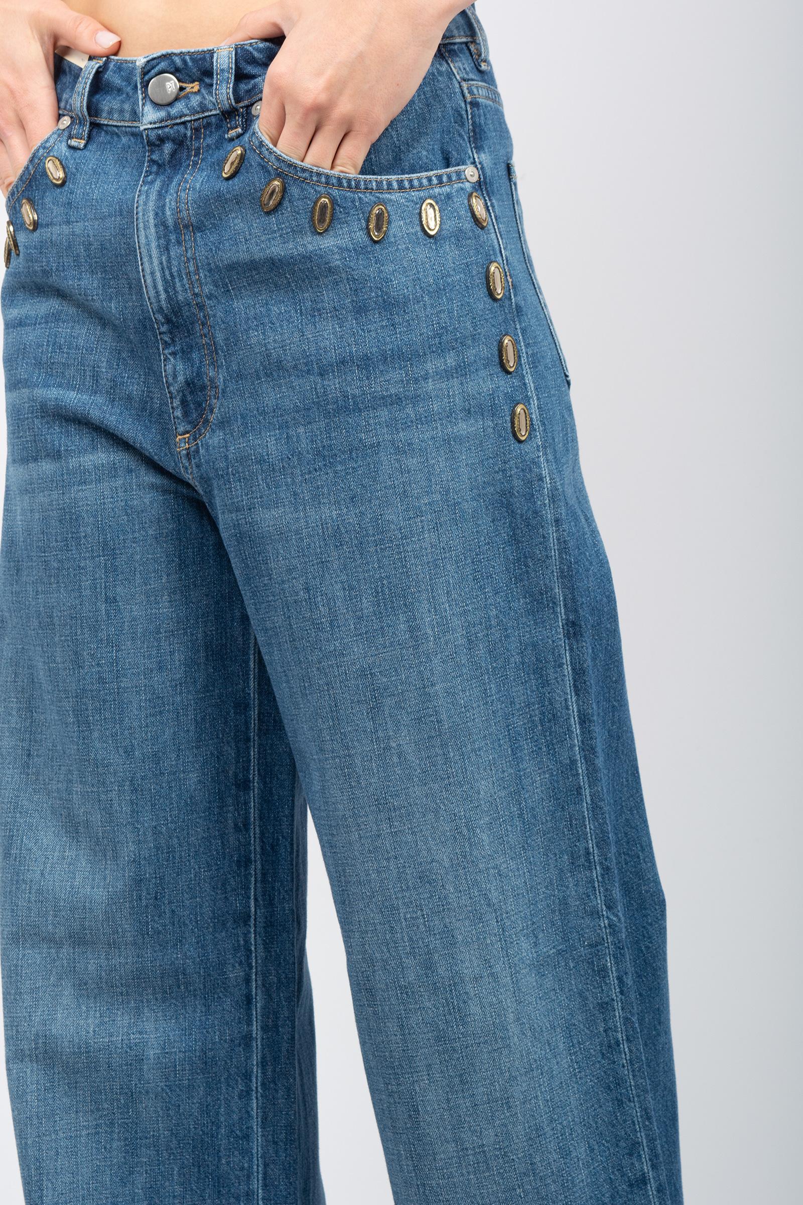 denim con pietre 'boy' C1VPMLZ0 OA507WMI02 PT TORINO DENIM 