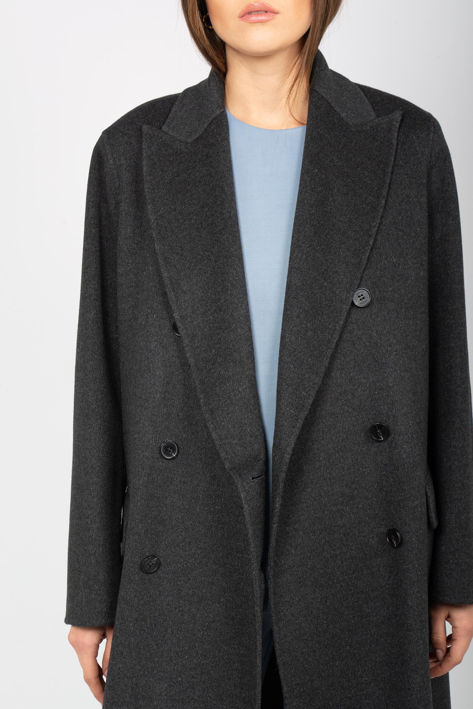 cappotto in panno di lana 'arianna' B51PDARIADOU GREY PALTO' 