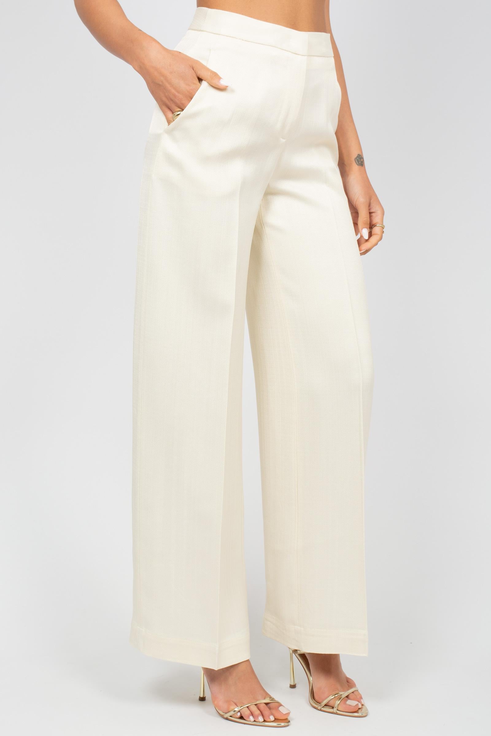 pantalone in viscosa 'marlee' Y6SQ06 A38 SEMICOUTURE 