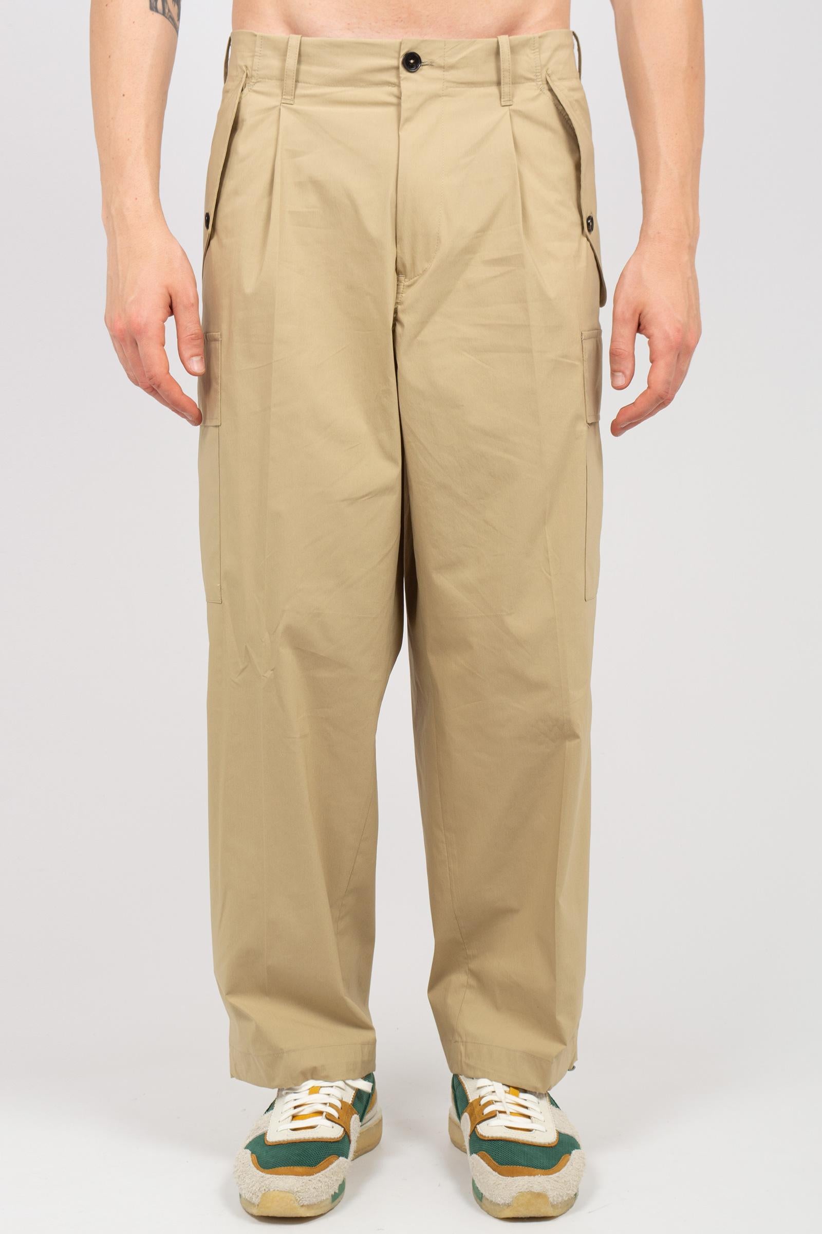 pantalone cargo in misto cotone 'kyoto' KYOTODAS26 BEIGE BE ABLE 