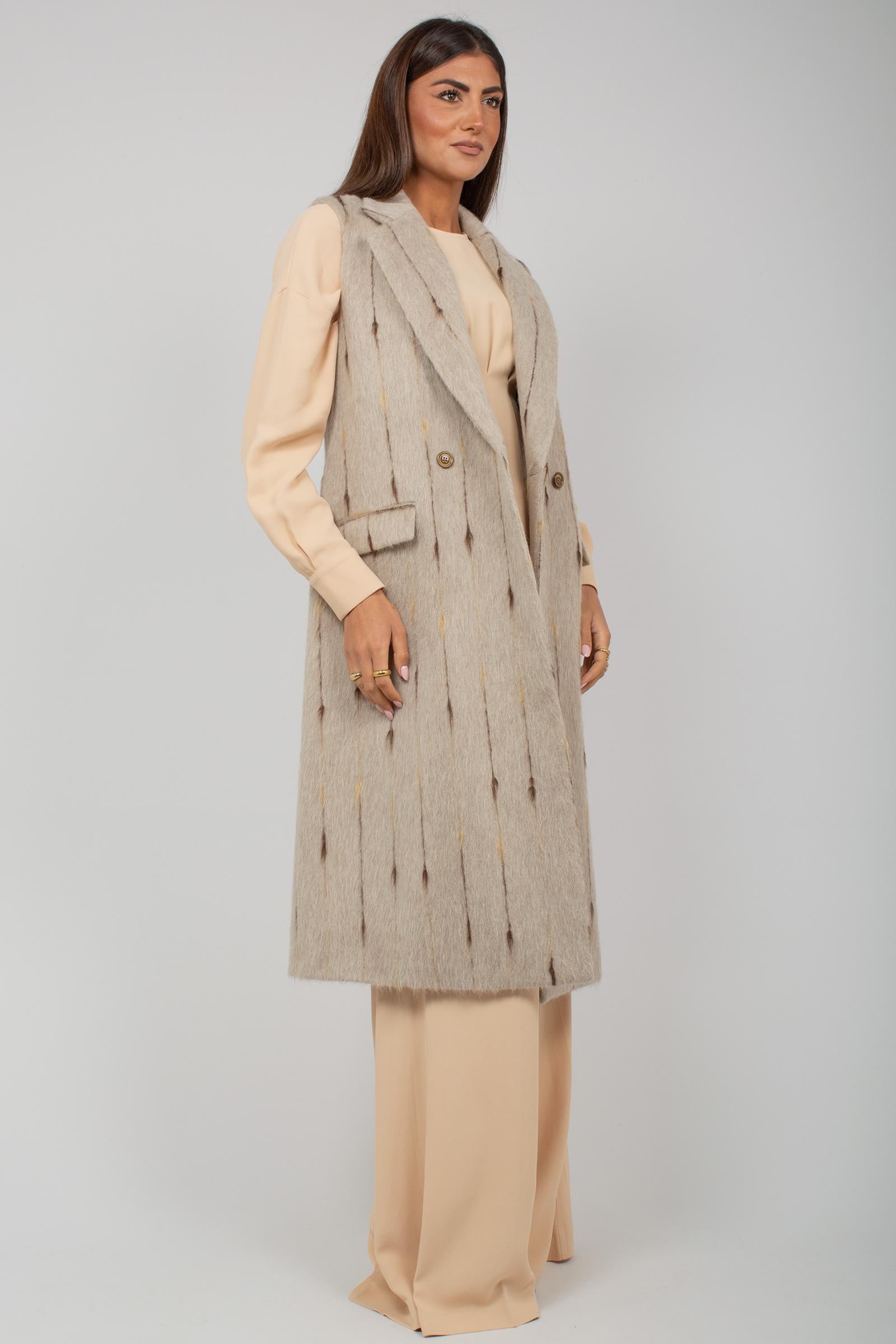 gilet in alpaca LG758ACR R01 DRUMOHR 