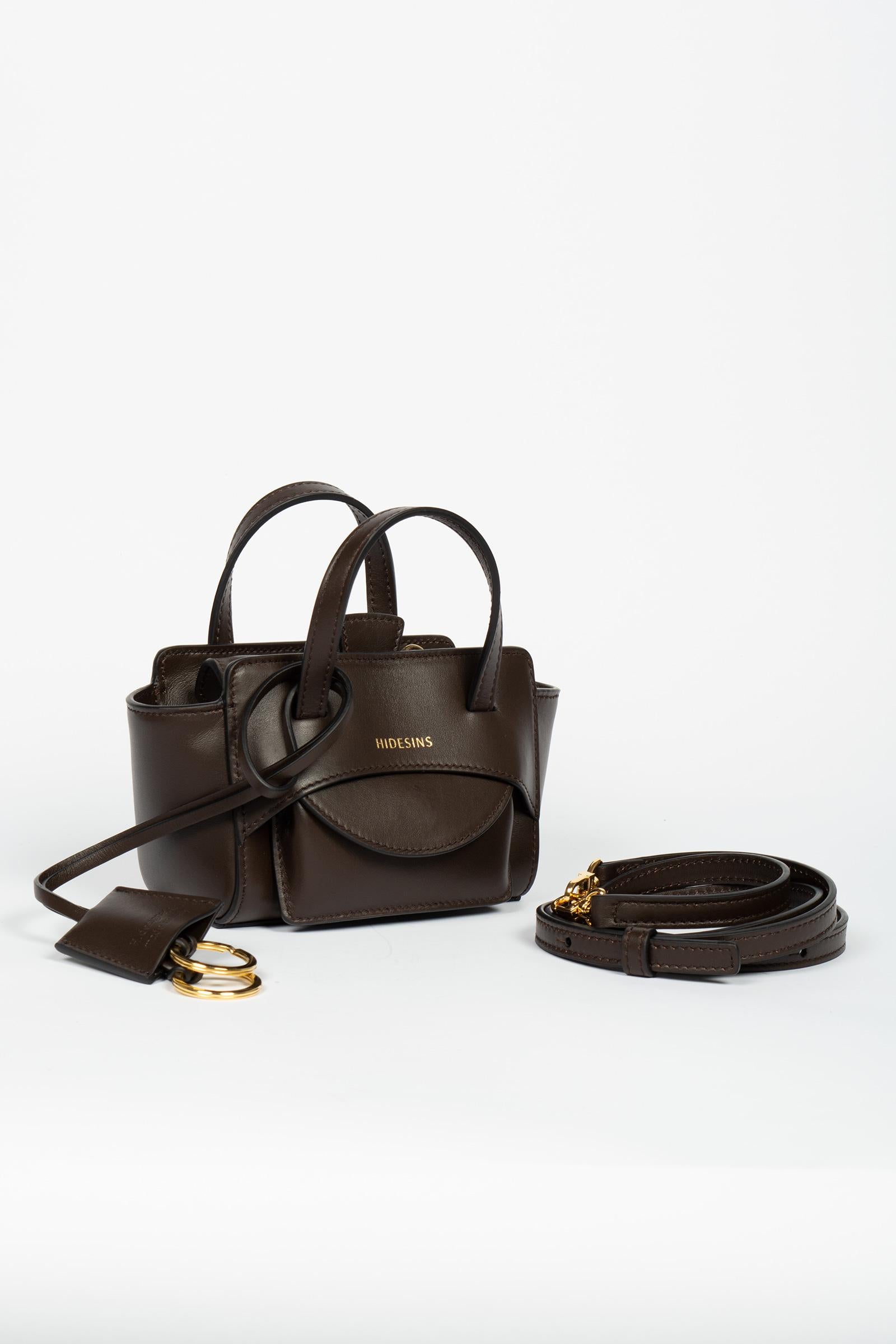 shoulder bag 'flap xs' in pelle FL14XSPREMIERE TMORO HIDESINS 