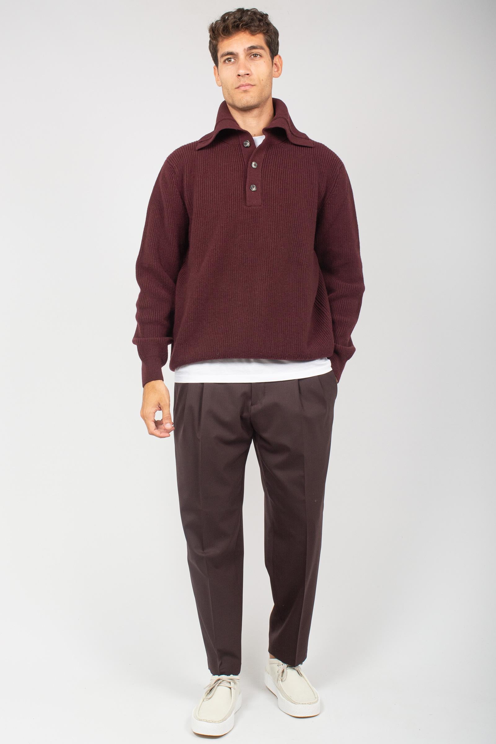 jogger in misto lana 'baddy' BADDYGBC BORDEAUX BE ABLE 