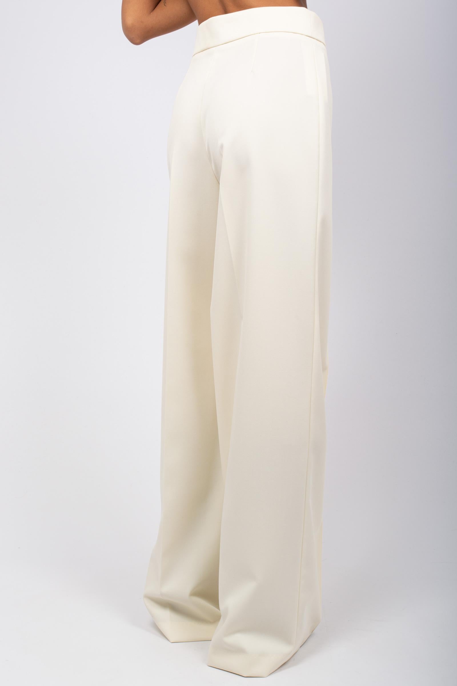 pantalone ampio in gabardine di lana 'beatrice' CDVSBEZ00STD SD740015 PT TORINO 