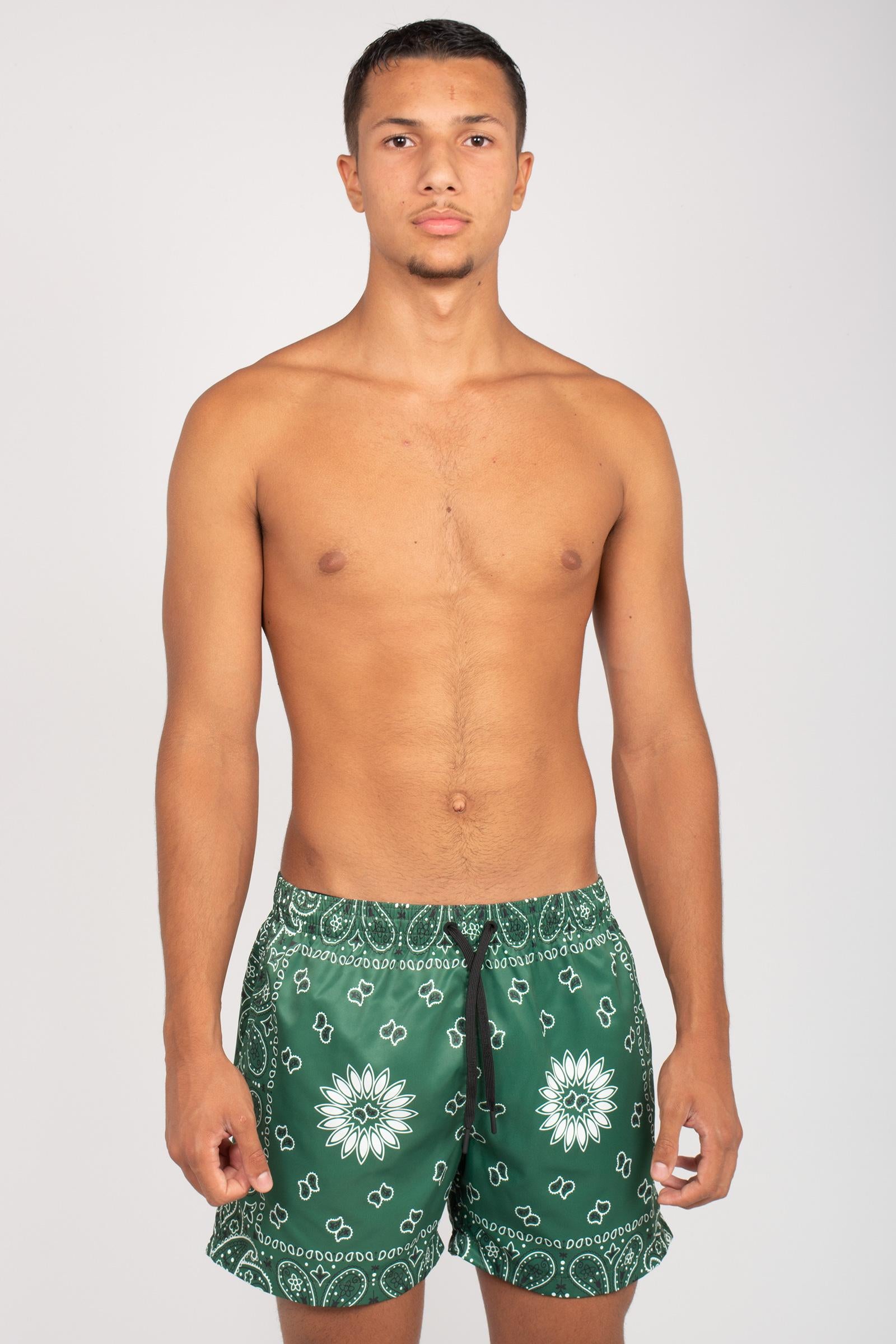 boxer mare stampato 'saint vincent' SVNPRINT25 BANDANAVERDE MOVE BEACHWARE 