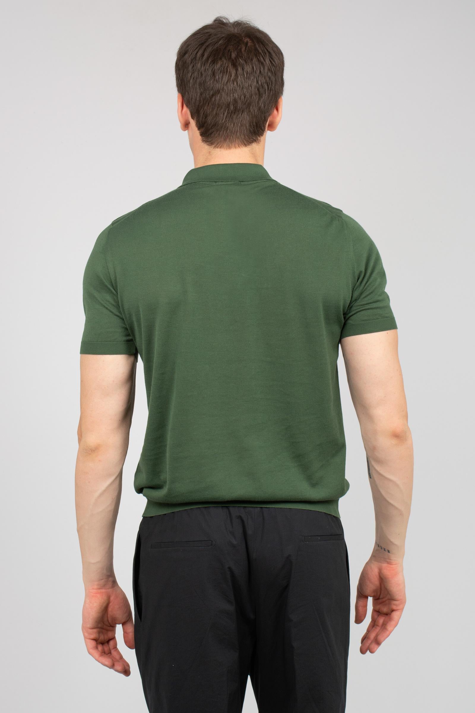 polo in cotone rasato D0GN202 473 DRUMOHR 