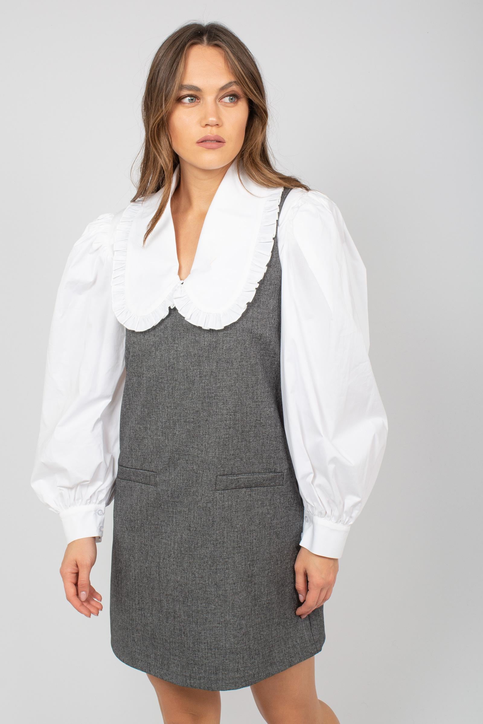 abito corto con taschini AB4065ARTON1150 GREY ACTUALEE 