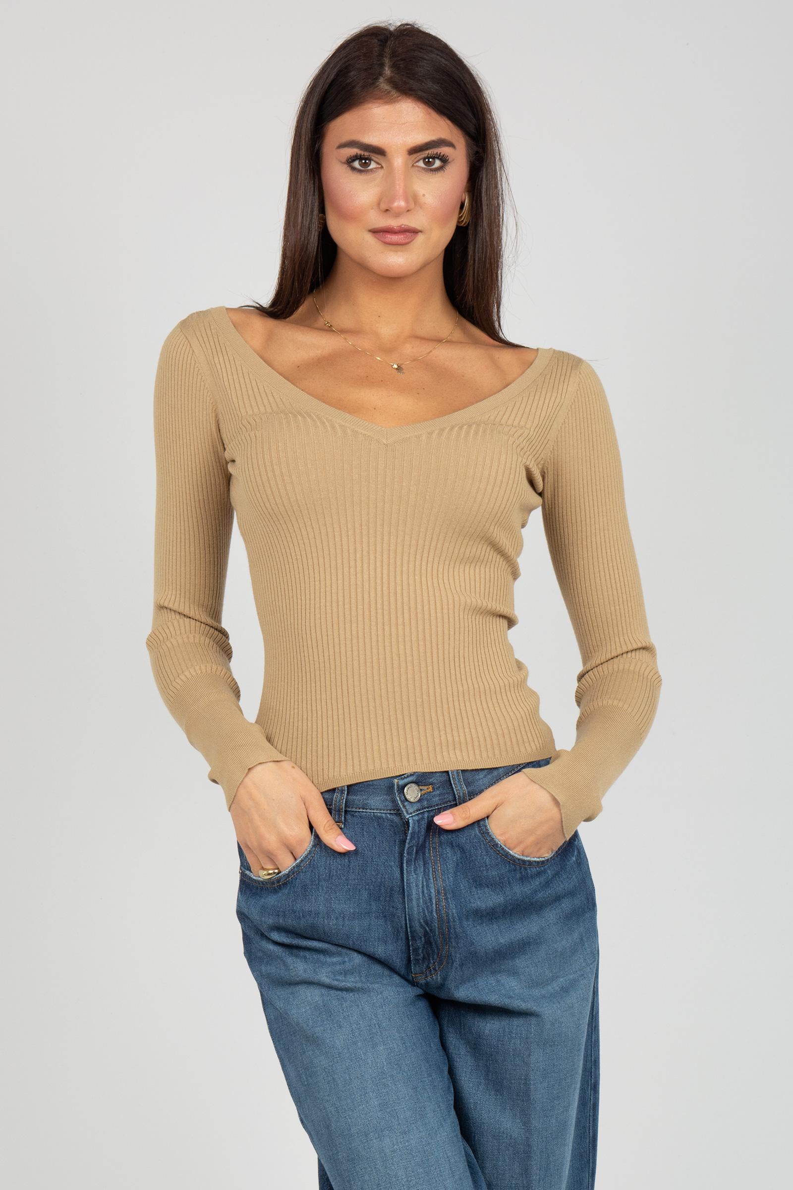 scollo v a costine 'salice' 2616361087600 002 MM - MAX MARA 