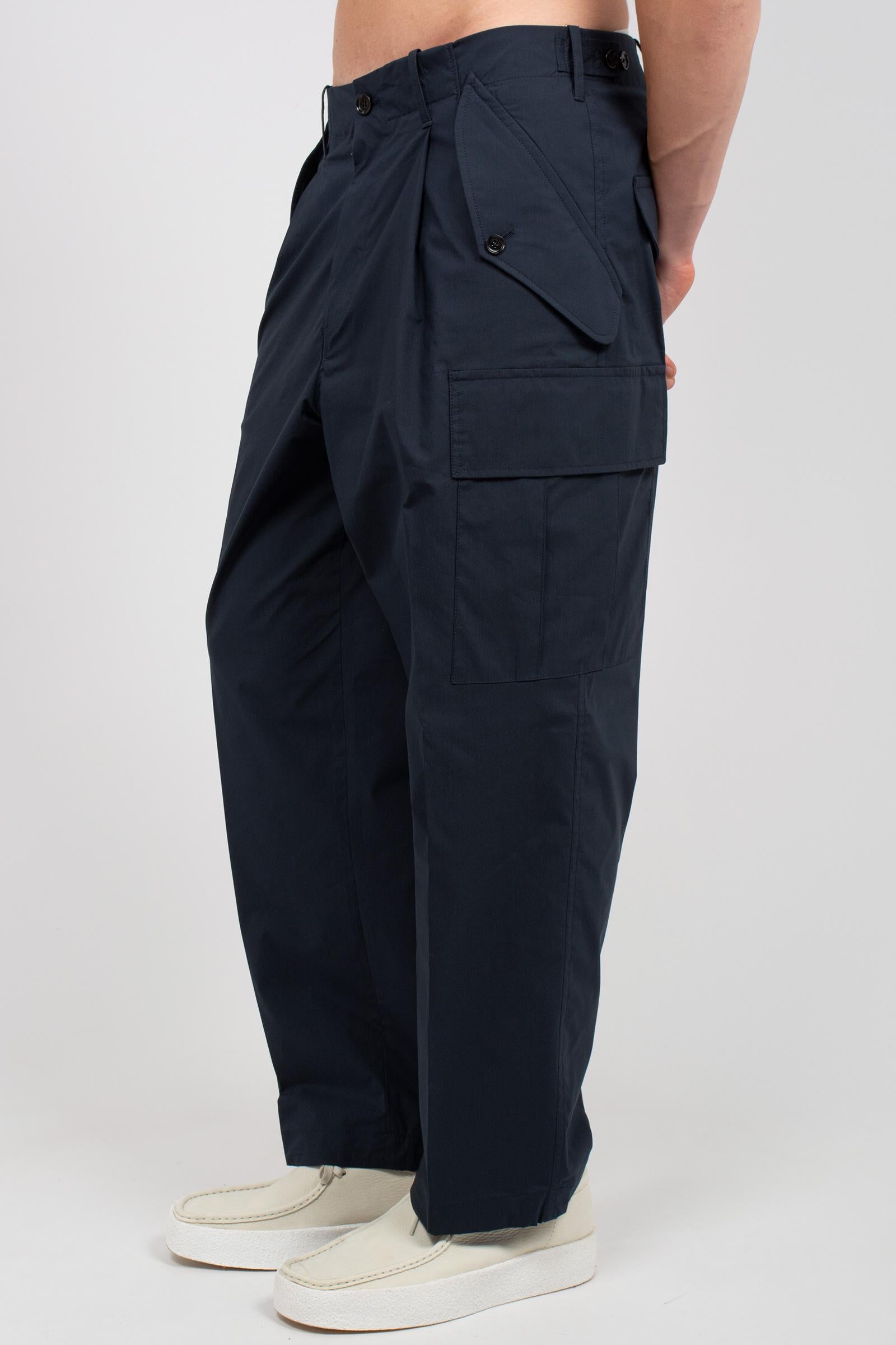 pantalone cargo in misto cotone 'kyoto' KYOTODAS26 BLU BE ABLE 