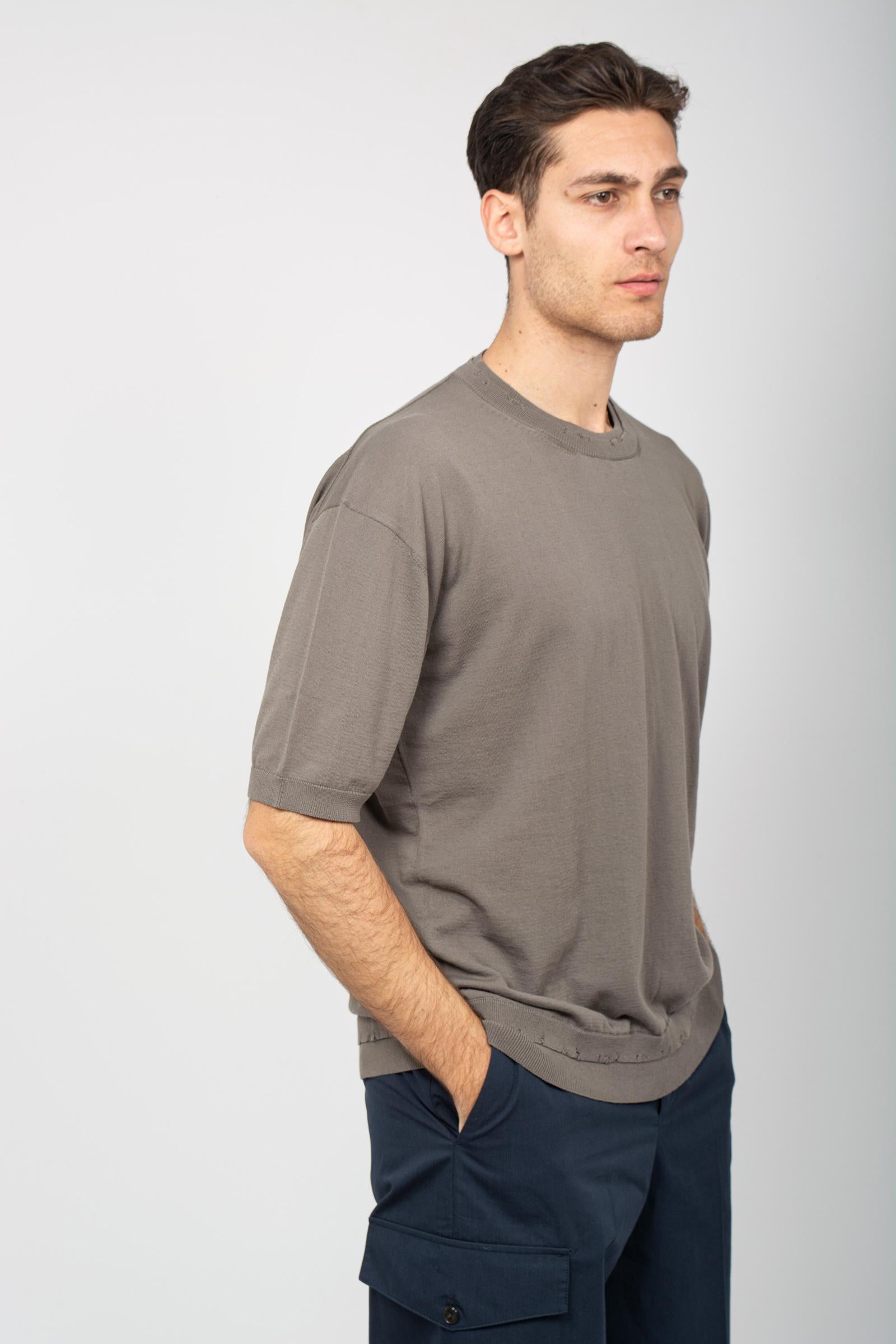 t-shirt in filo di cotone AFU11 63 ATOMO FACTORY 