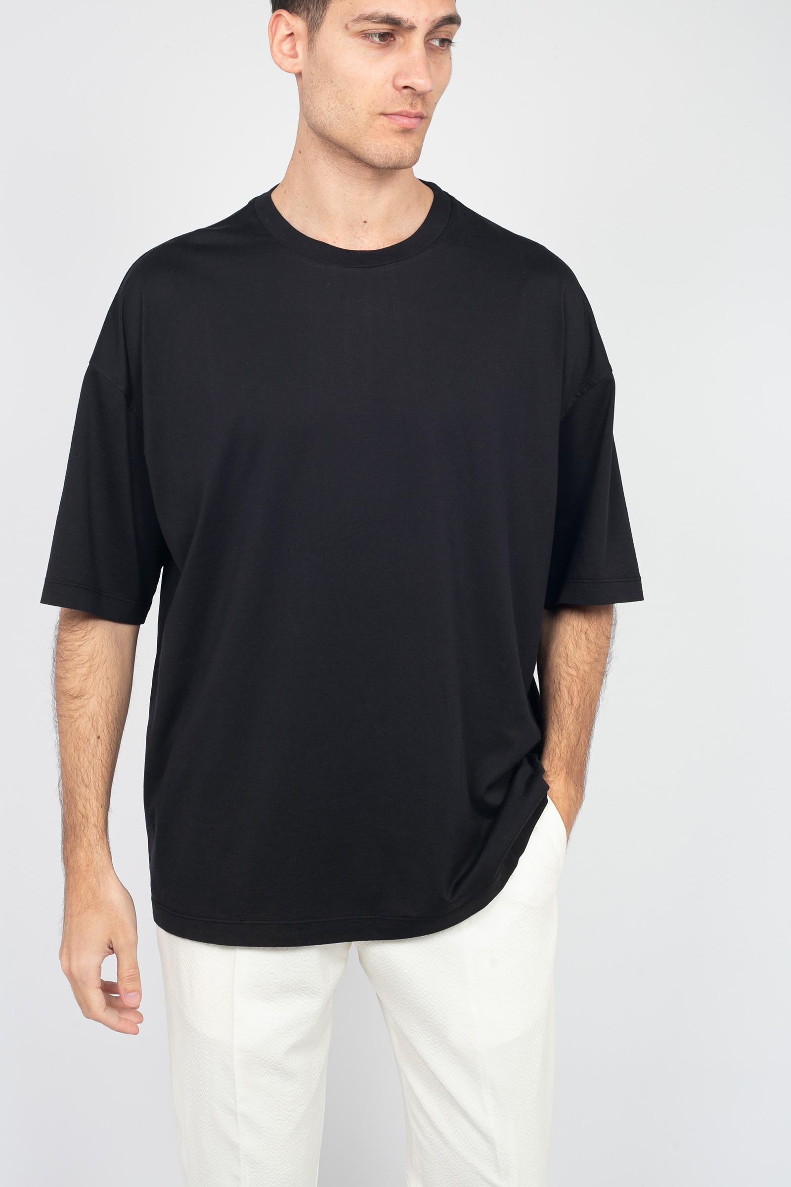 t-shirt oversize in cotone RB51221 09 ROBERTO COLLINA 