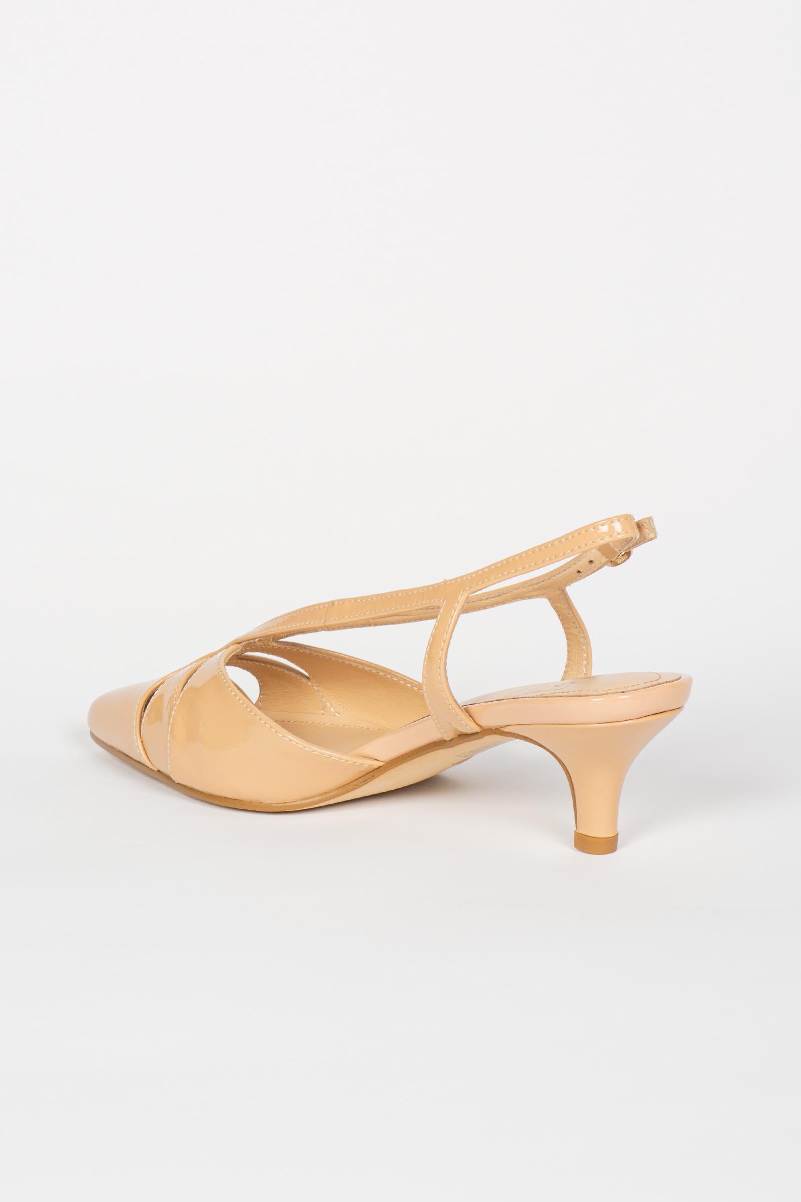 decollete 50mm in naplak PE601NAPLAK NUDE NORA NEW YORK 