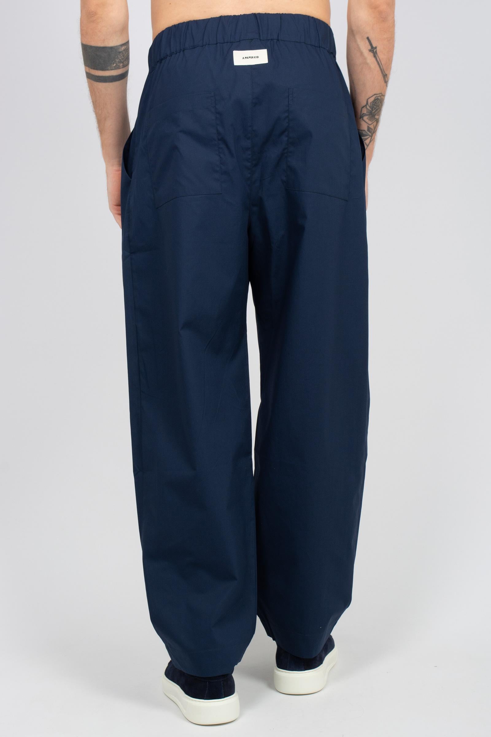 jogger in popeline di cotone S6PKMAPA004 060 A PAPER KID 