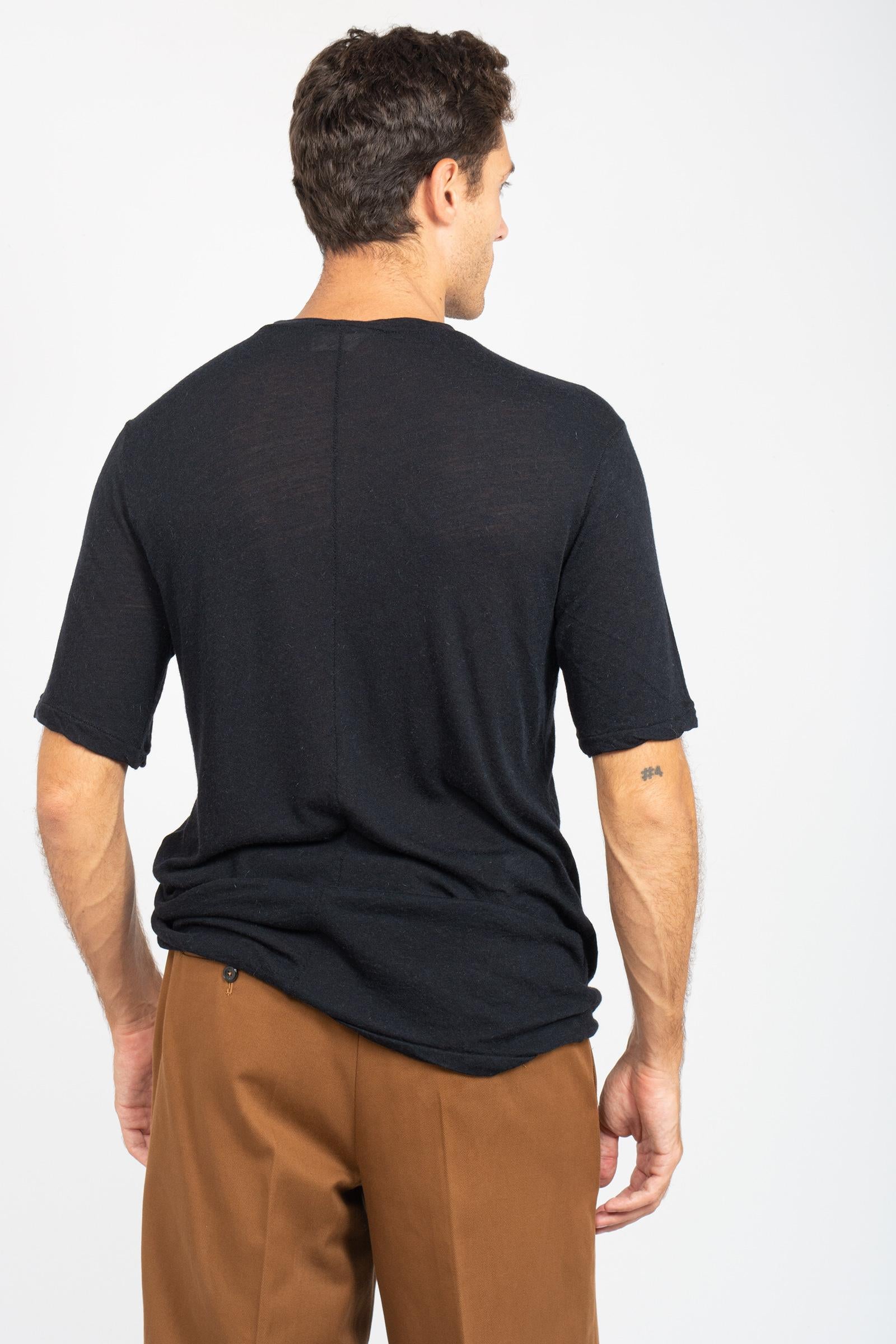 t-shirt mezza manica in misto lana AI25AFU71 3 ATOMO FACTORY 