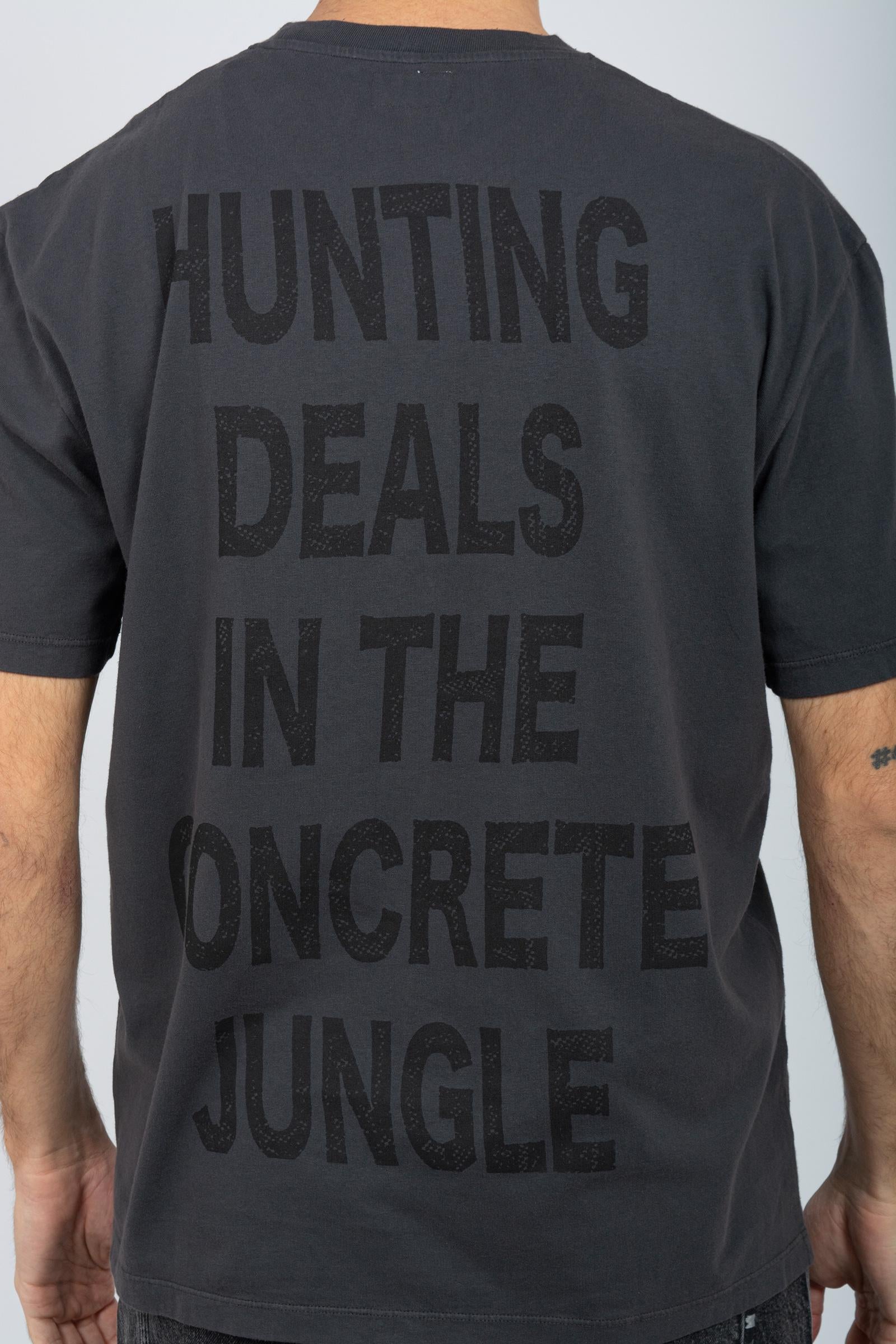 t-shirt in cotone con stampa AMU037CL190304 C0073 AMISH 