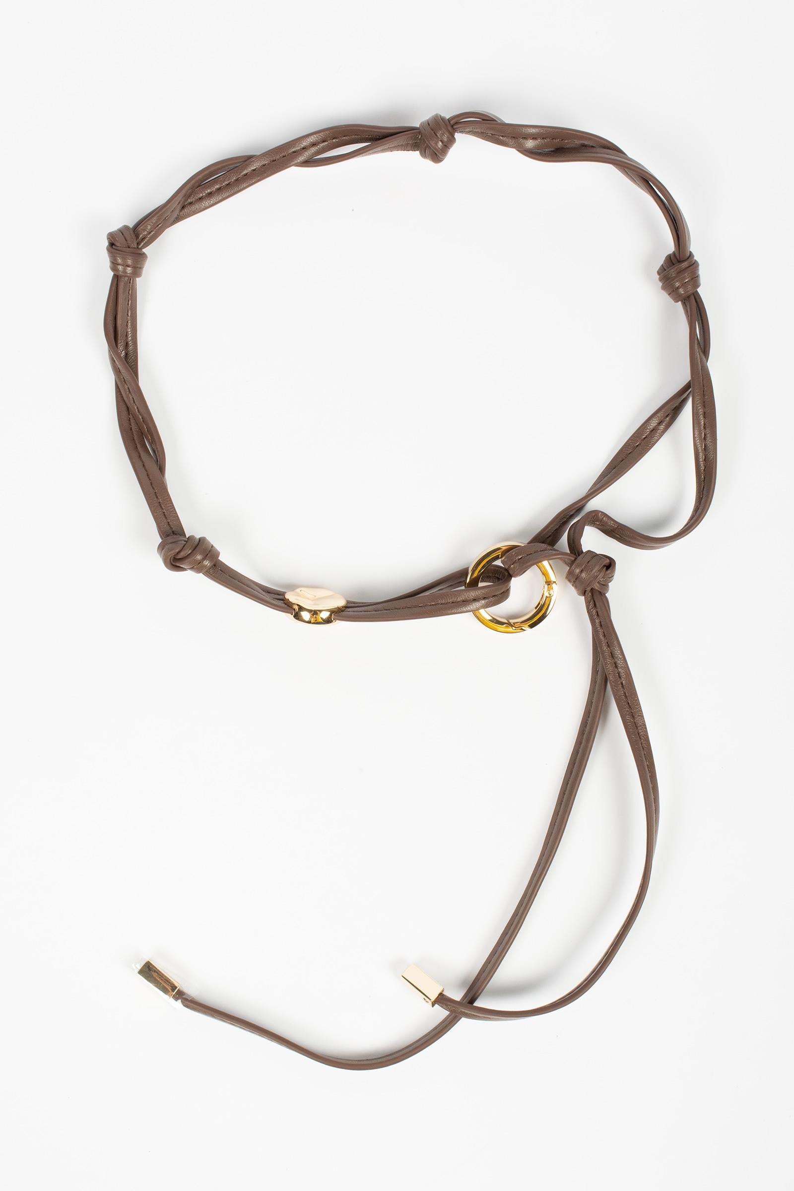 cintura in ecopelle 'origano' 2616751018600 001 MM - MAX MARA 