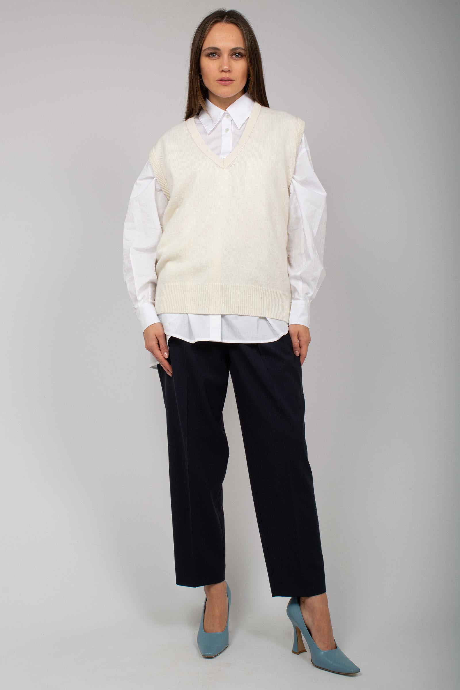 pantalone con pince 'daisy' CDVSDAZ00STD TO550360 PT TORINO 