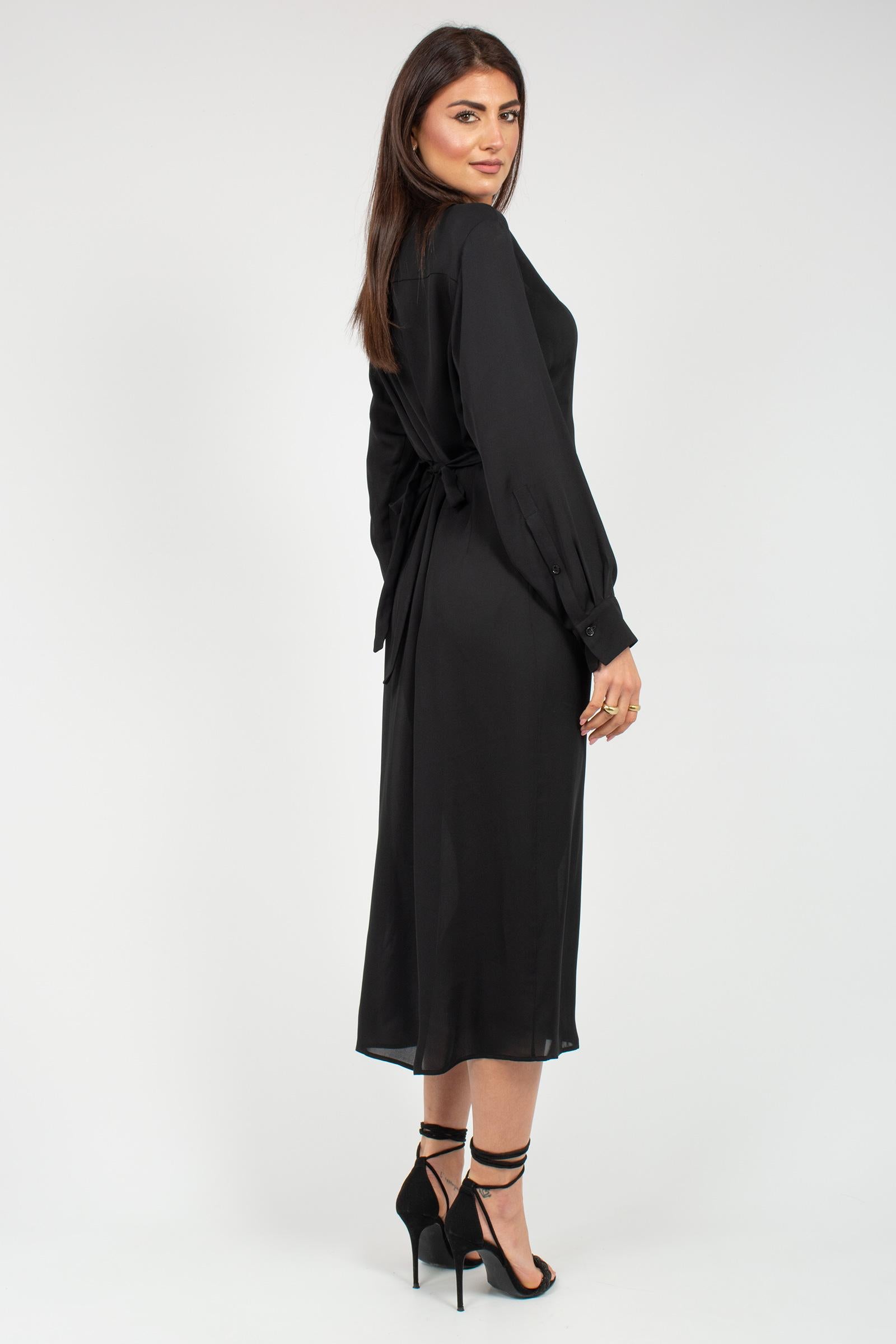 abito chemise in viscosa 'tiglio' TIGLIO 002 MARELLA 