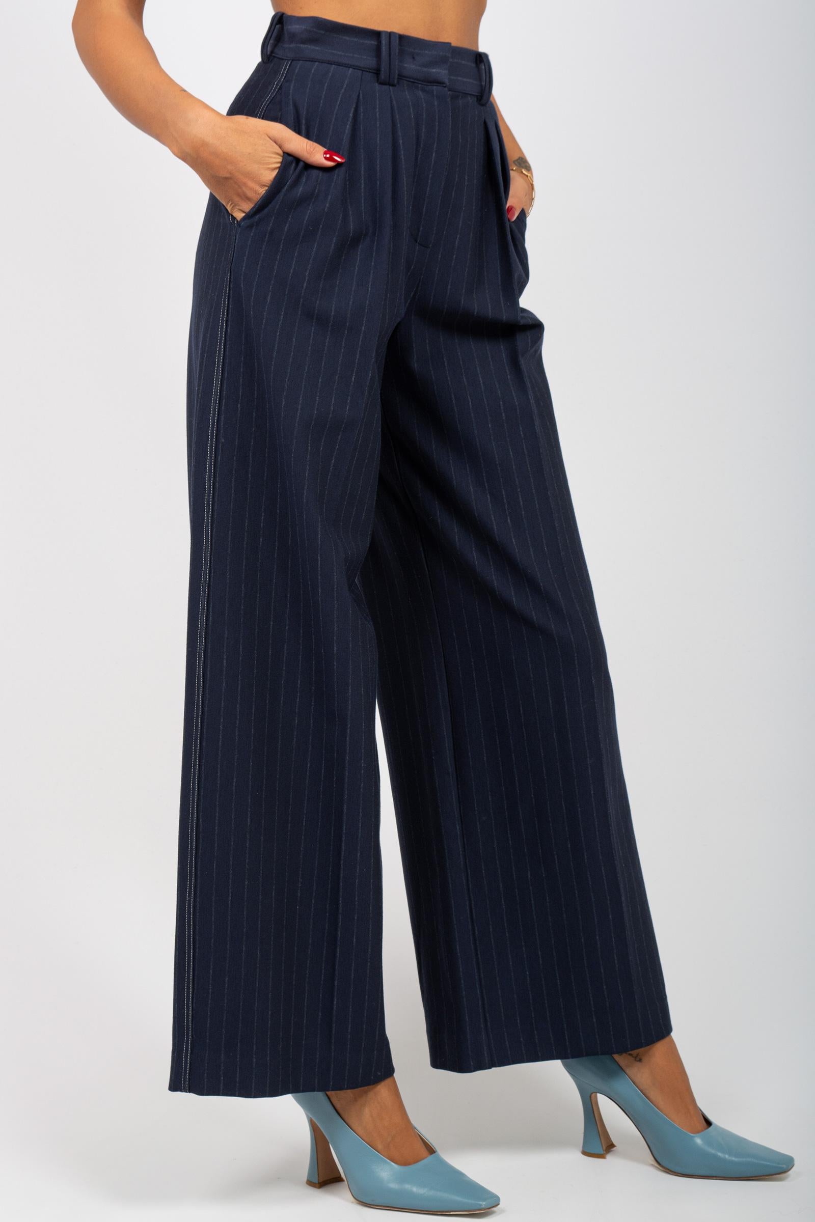 Pantalone in misto viscosa 'gela' 2526786037000 001 MM - MAX MARA 