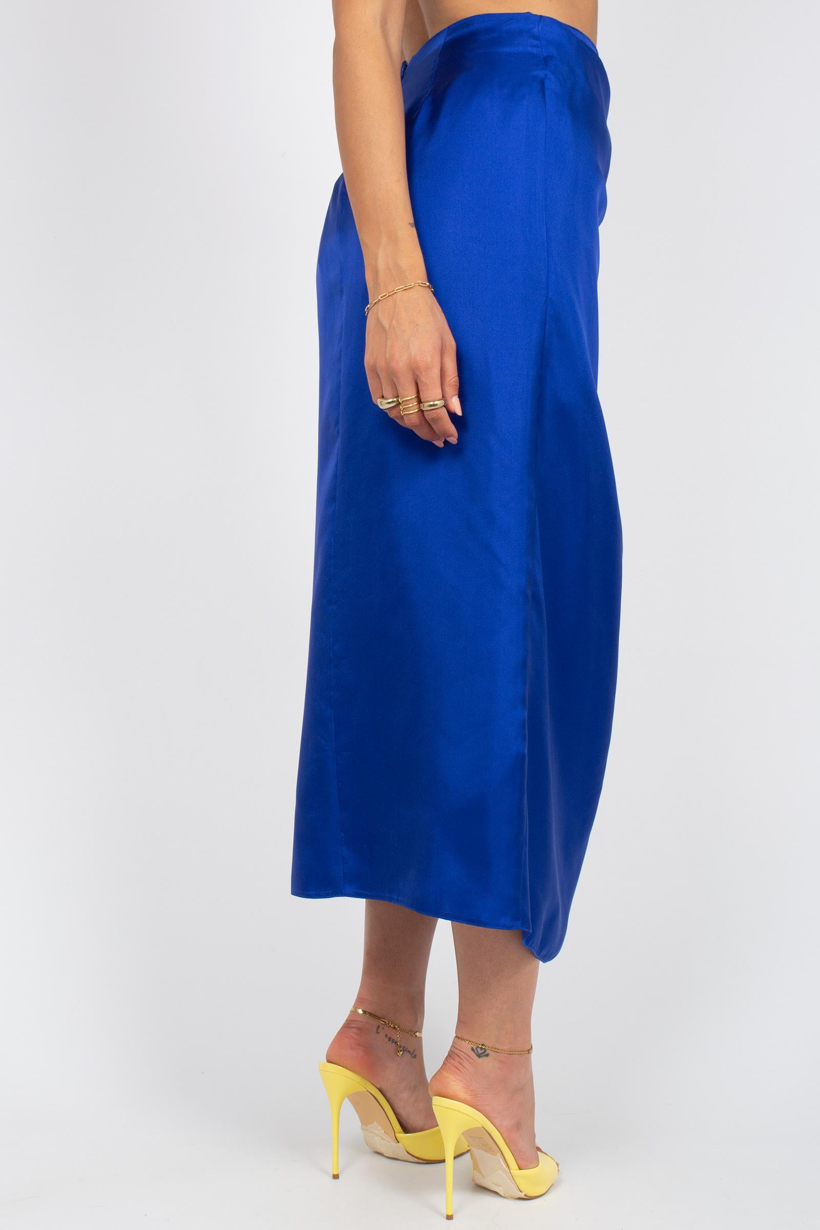 gonna in twill di seta 'unghia' UNGHIA 005 MARELLA 