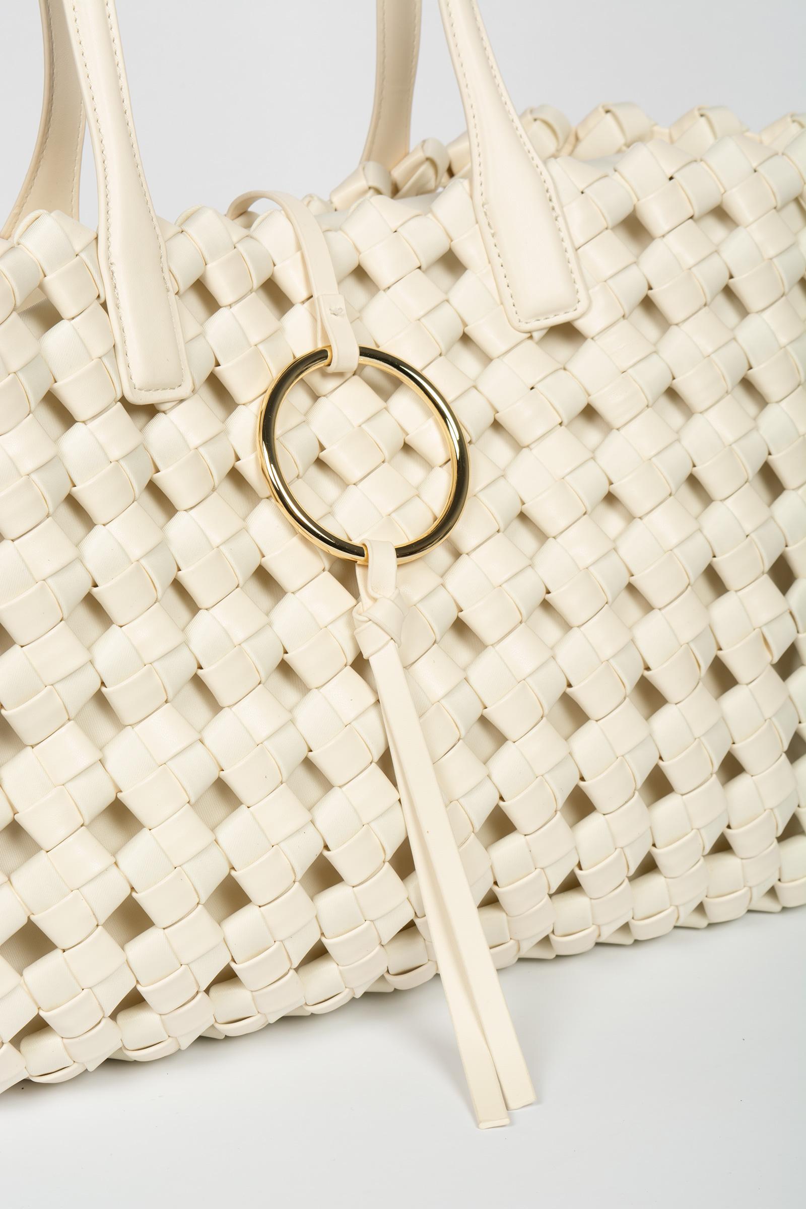 maxi shopper in tessuto intrecciato 'spuma' SPUMA 001 MARELLA 