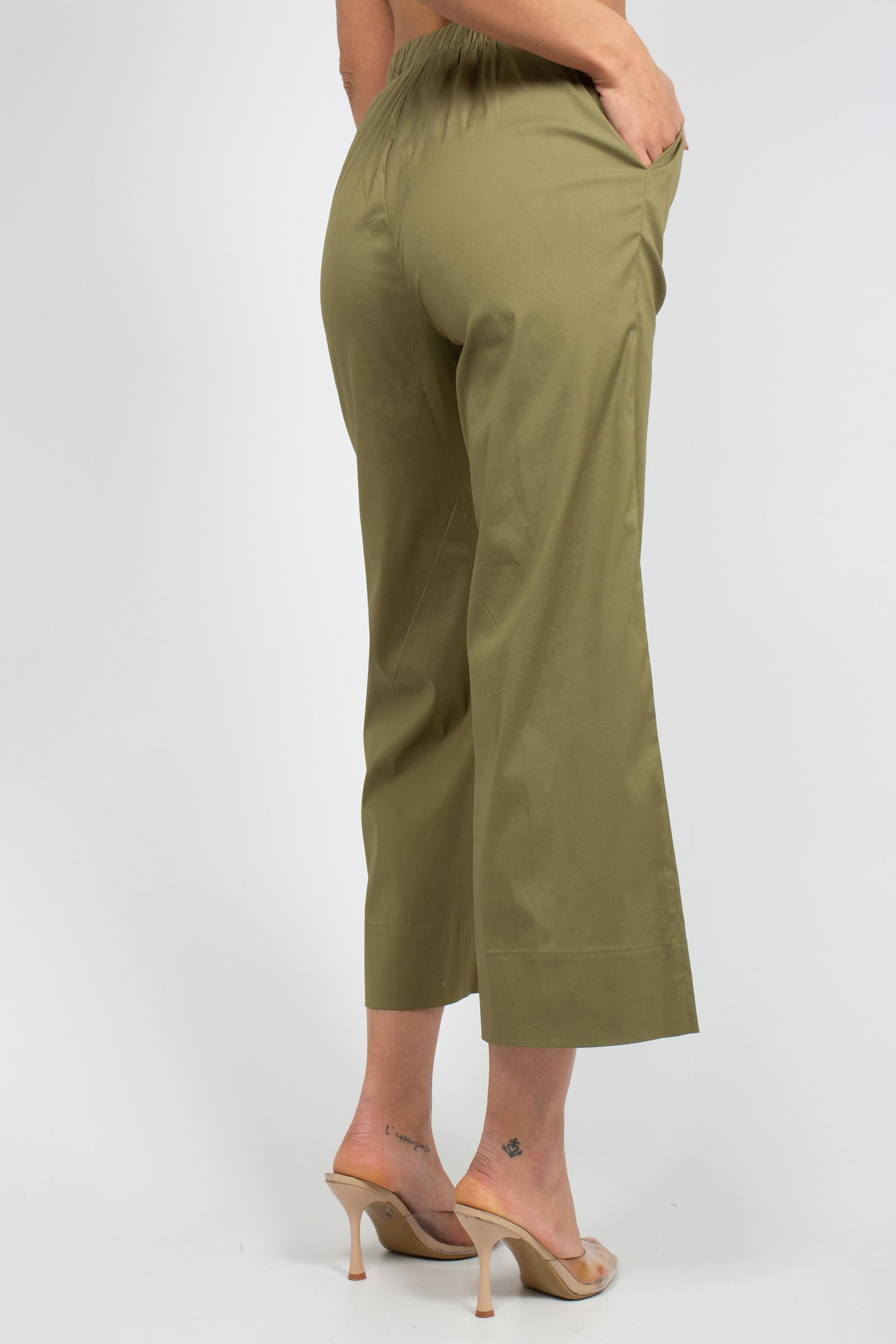 pantalone in popeline di cotone 261M1250 346 MAIDA MILA 