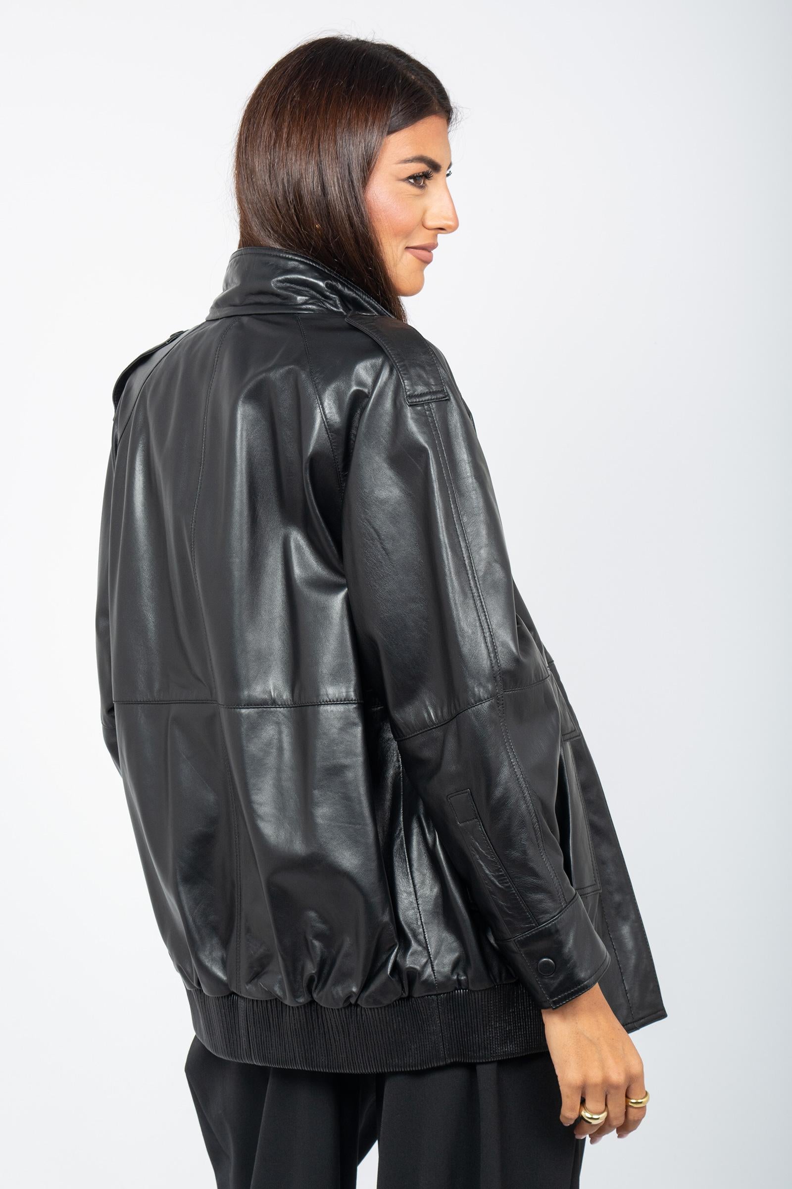 bomber in pelle &#39;bessica&#39; BESSICA 003 MARELLA 