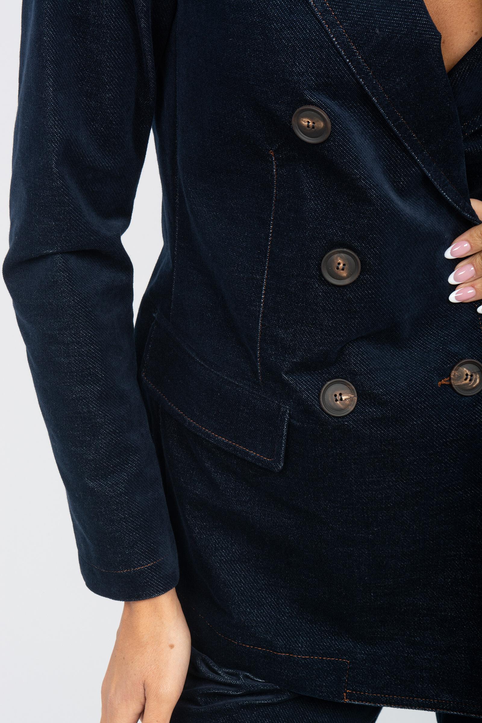 giacca in denim di velluto 61904 22 D.EXTERIOR 