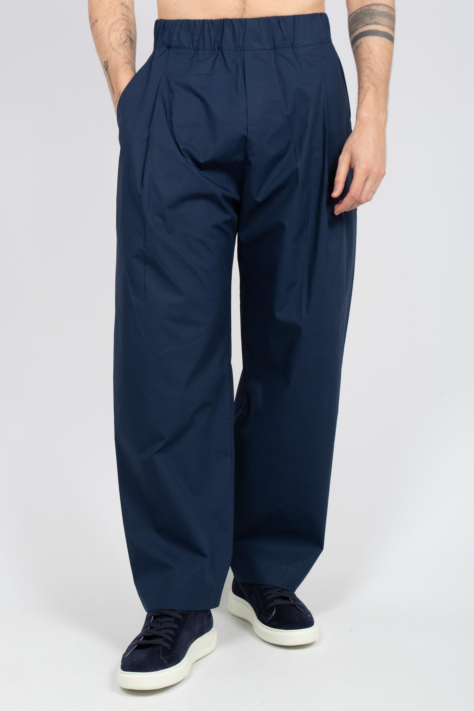 jogger in popeline di cotone S6PKMAPA004 060 A PAPER KID 