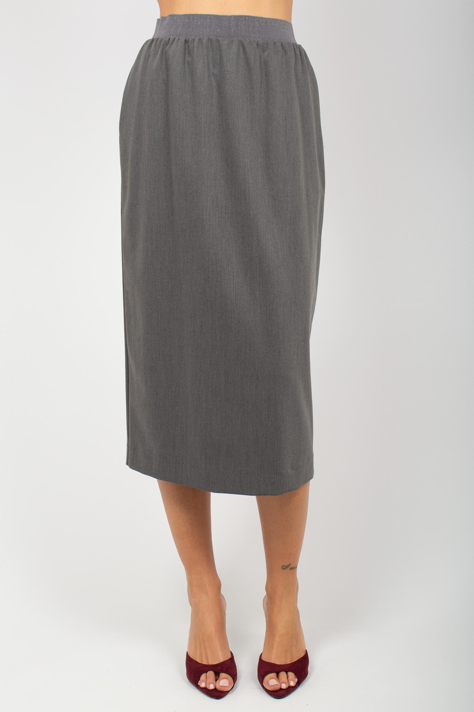 gonna in misto viscosa e lana 76809 7745 LE TRICOT - Perugia 