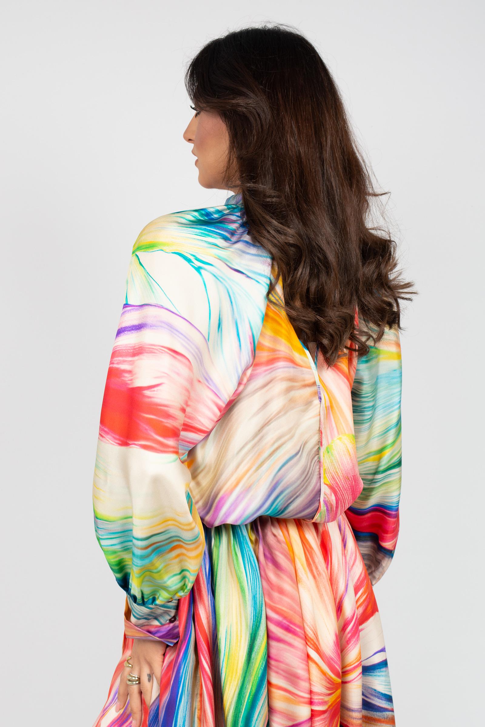 blusa in seta stampata 26SMCC35226SSE230 33303 MAISON COGO 