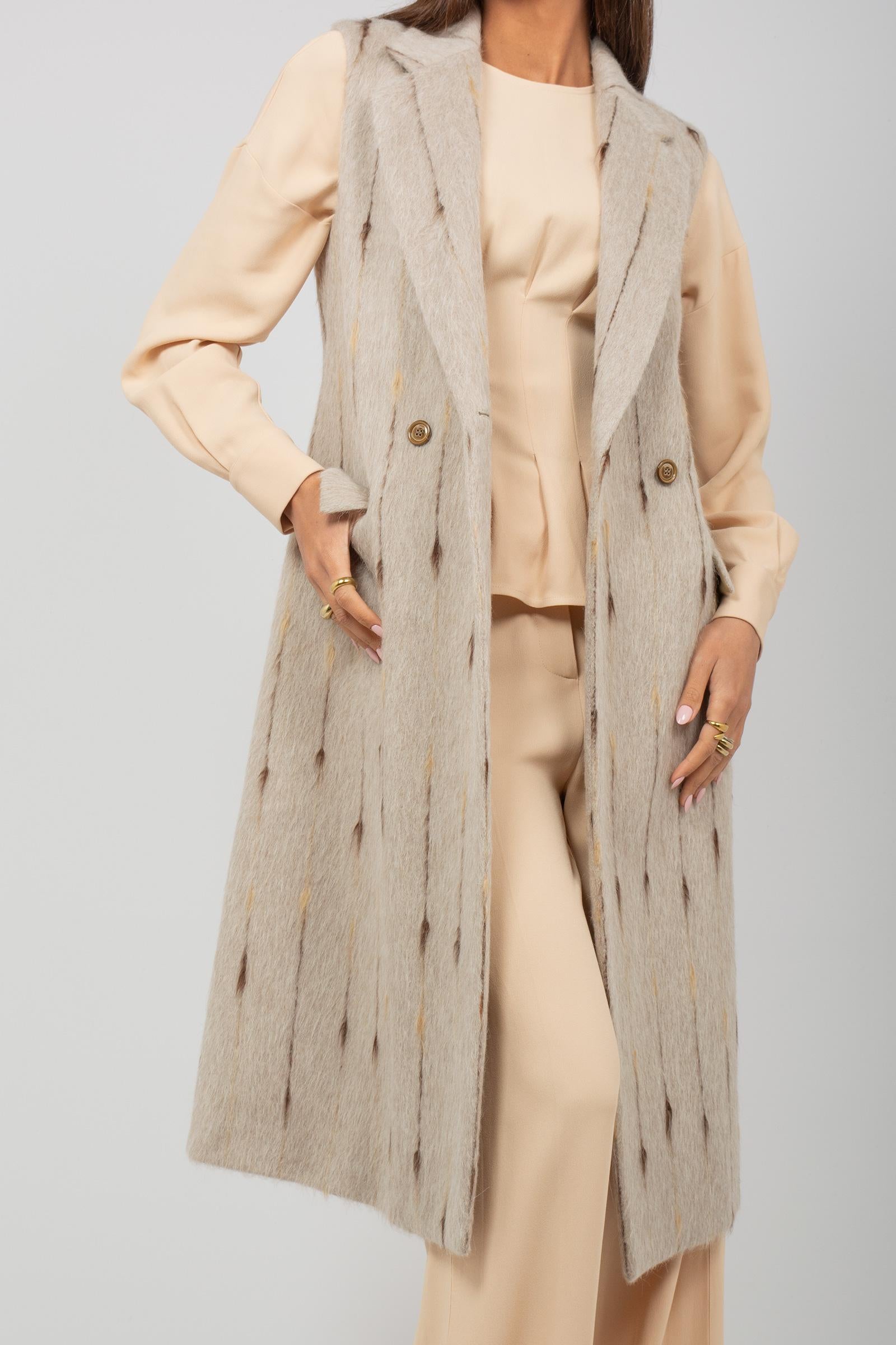 gilet in alpaca LG758ACR R01 DRUMOHR 