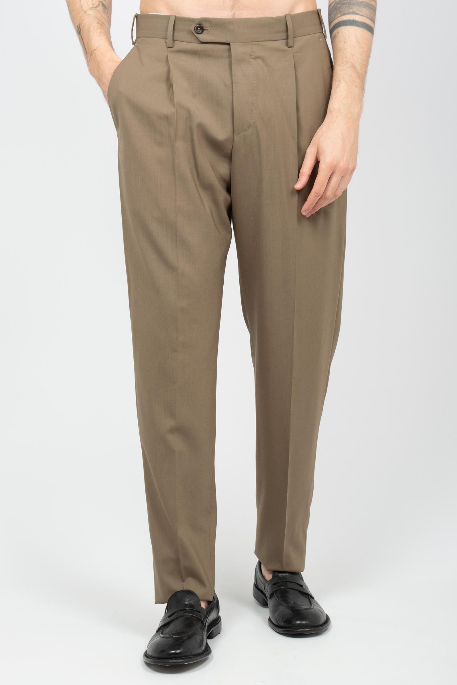 pantalone in lana vergine 'union fit' COZSUFZA0CL1 ZI560130 PT TORINO 
